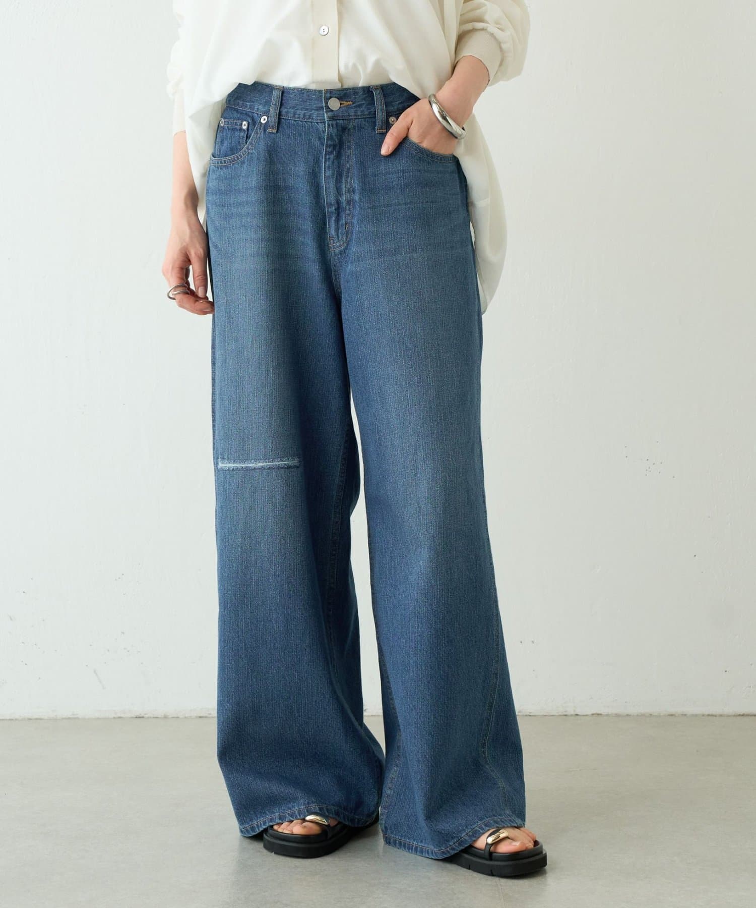 3/7(土)12：00予約開始》綿麻デニムパンツ | BEARDSLEY(ビアズリー