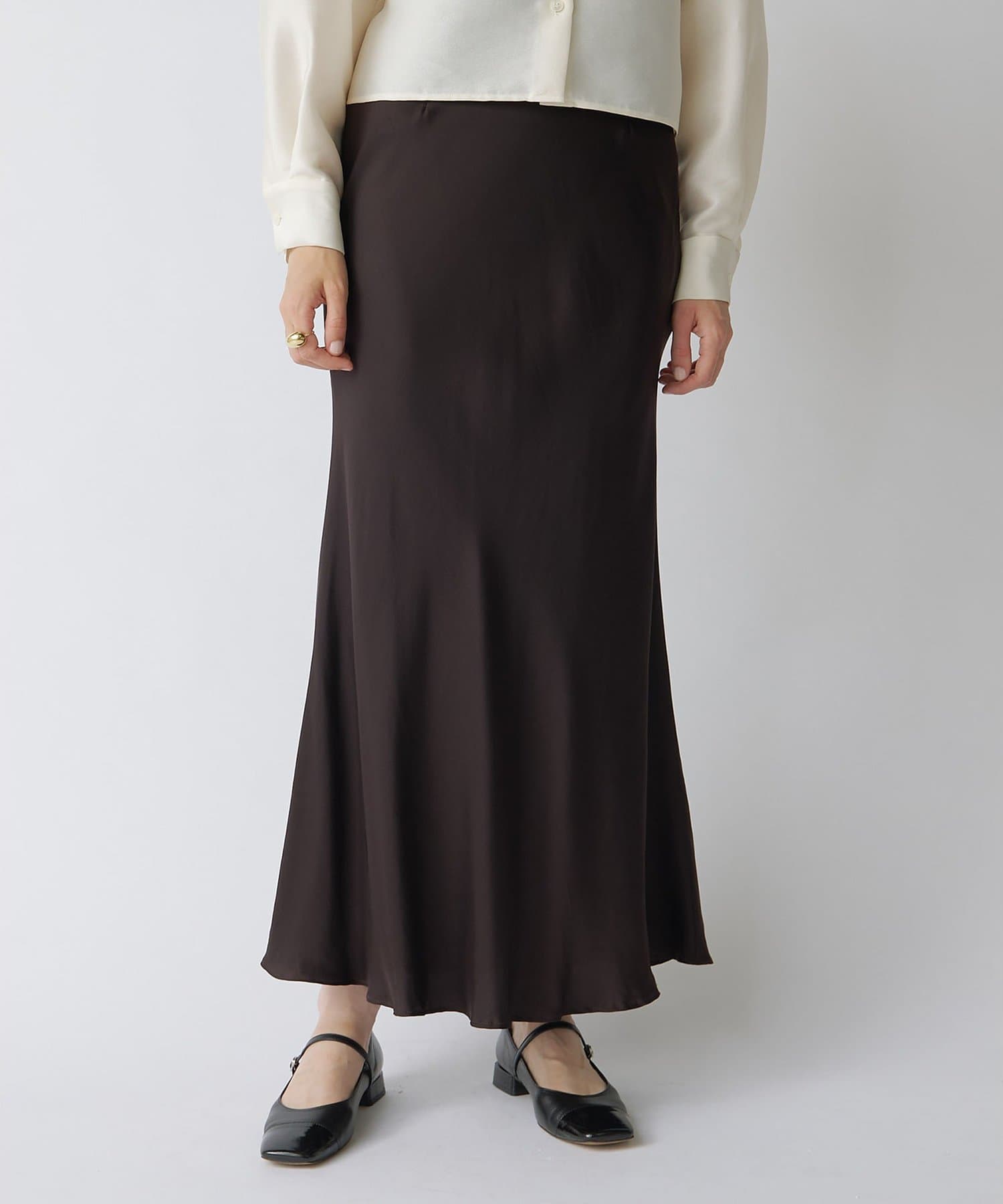 Whim Gazette(ウィム ガゼット) 【Drawing Numbers】キュプラバイアスマーメイドスカート