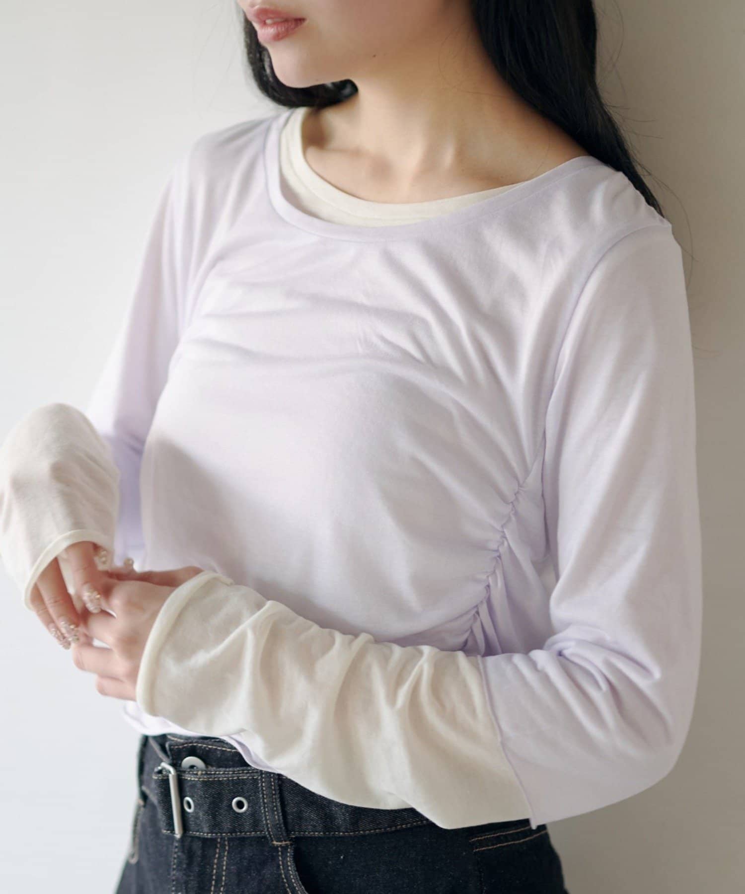 Kastane(カスタネ) 【2.7(土)11:00～2.8(日)ポイントUP開催】スムースレイヤードロンteeSET