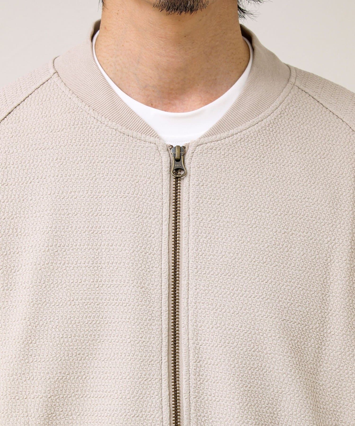 FREDY & GLOSTER(フレディ アンド グロスター) 【きれいめに使える】フクレジャガード MA1カーデ