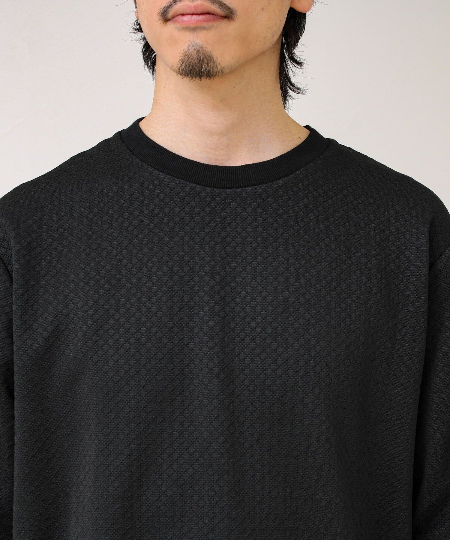 FREDY & GLOSTER(フレディ アンド グロスター) 【素材で魅せる】フクレリンクスジャガードロンT