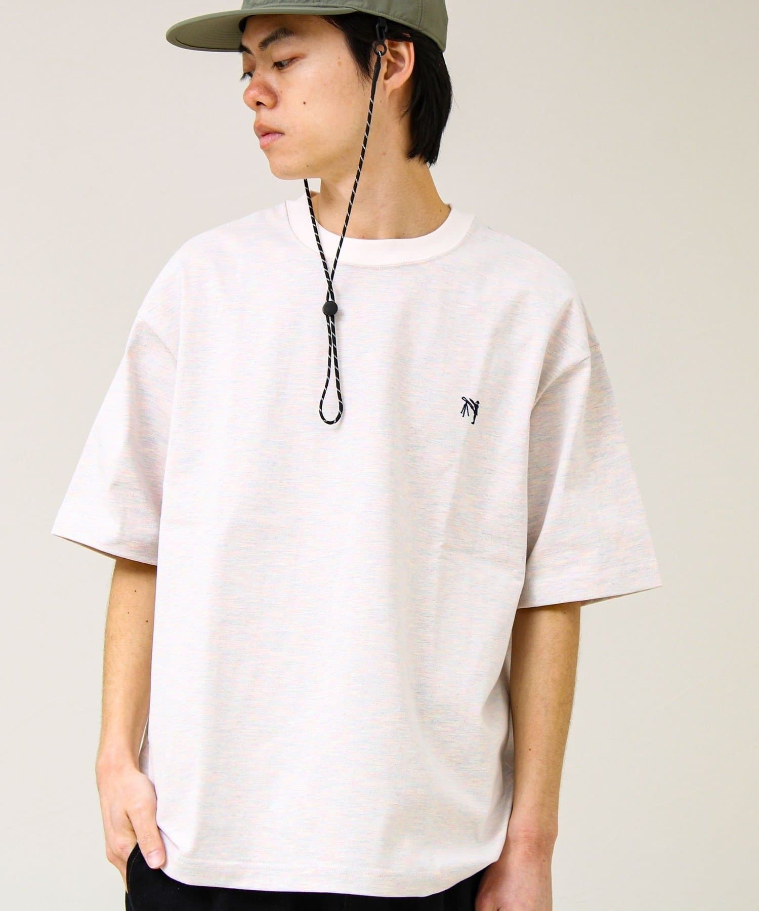 FREDY & GLOSTER(フレディ アンド グロスター) 【BOY刺繍】裏グラデーション ワンポイント半袖Tシャツ