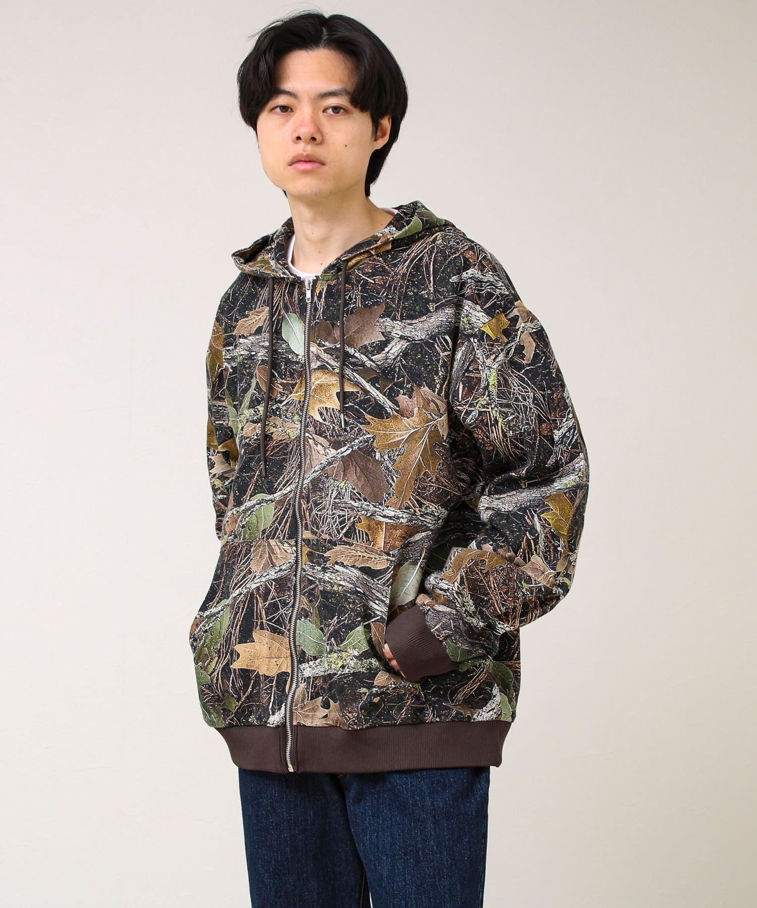 FREDY & GLOSTER(フレディ アンド グロスター) 【タフに着回す】キャンバス/デニム ジップパーカー