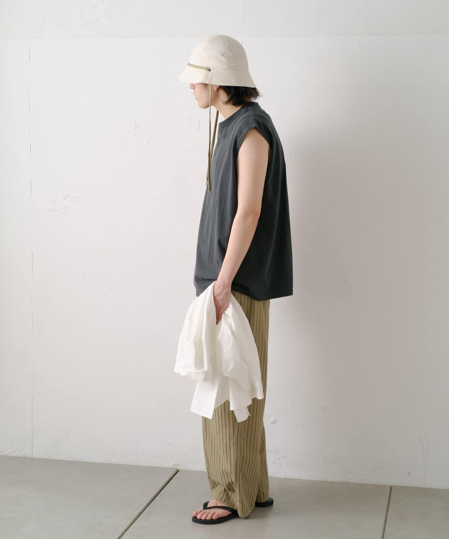 OUTLET(アウトレット) 【Kastane】ピグメントダイノースリーブTシャツ