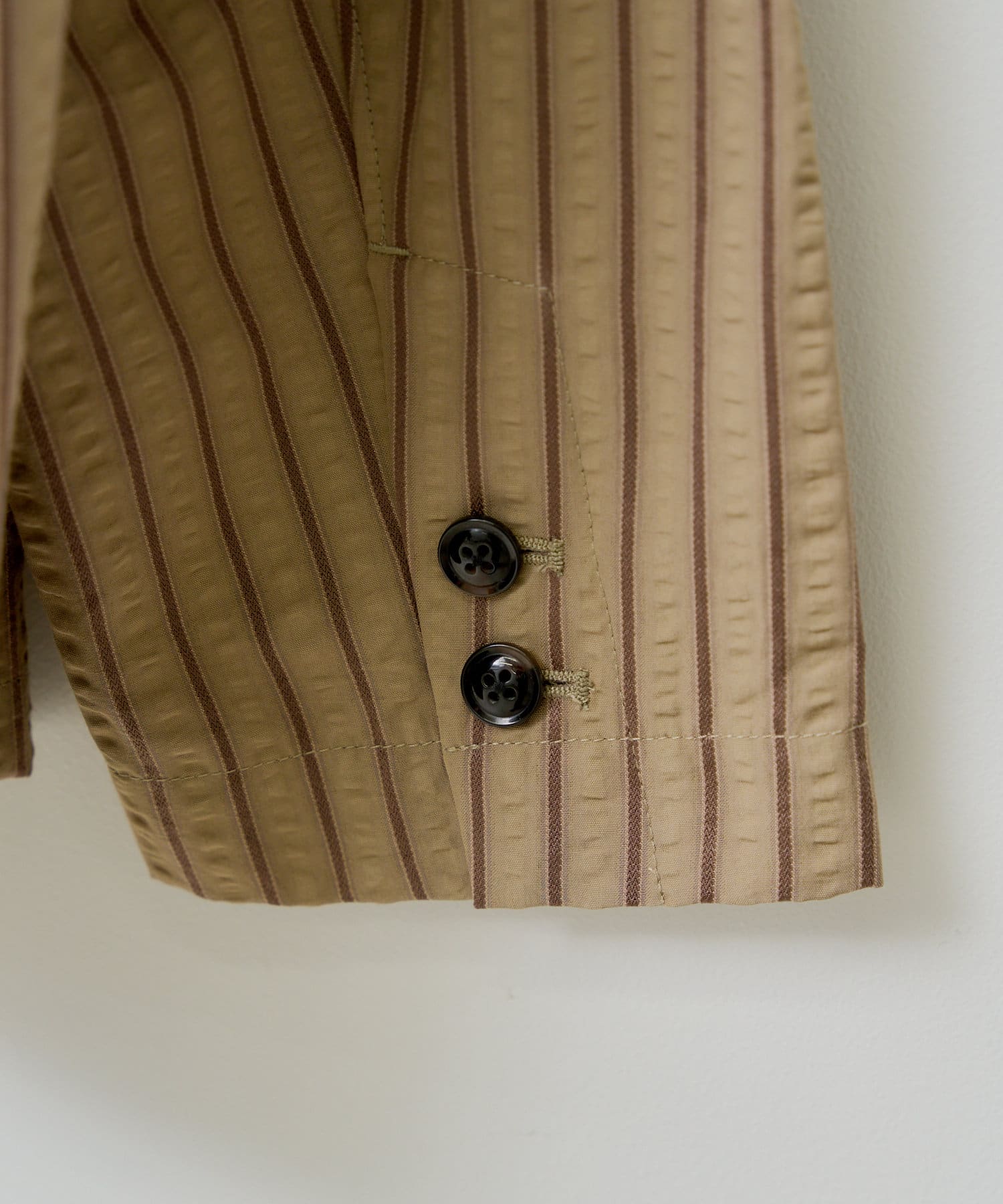 OUTLET(アウトレット) 【Kastane】シアサッカーストライプダブルジャケット