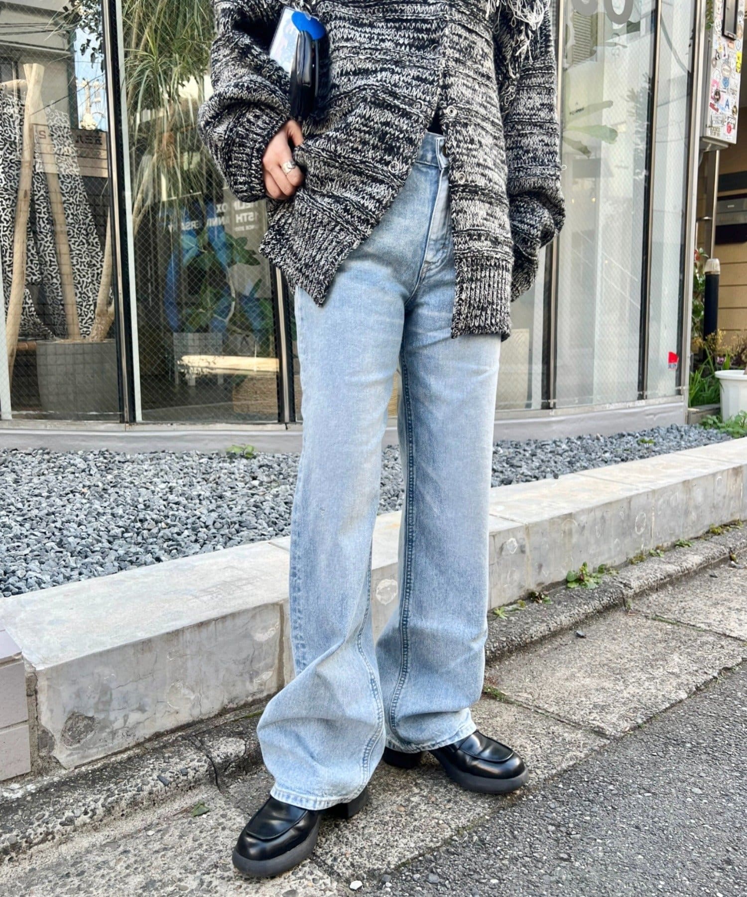 OUTLET(アウトレット) 【Kastane】【Lee】ローライズストレートデニムパンツ