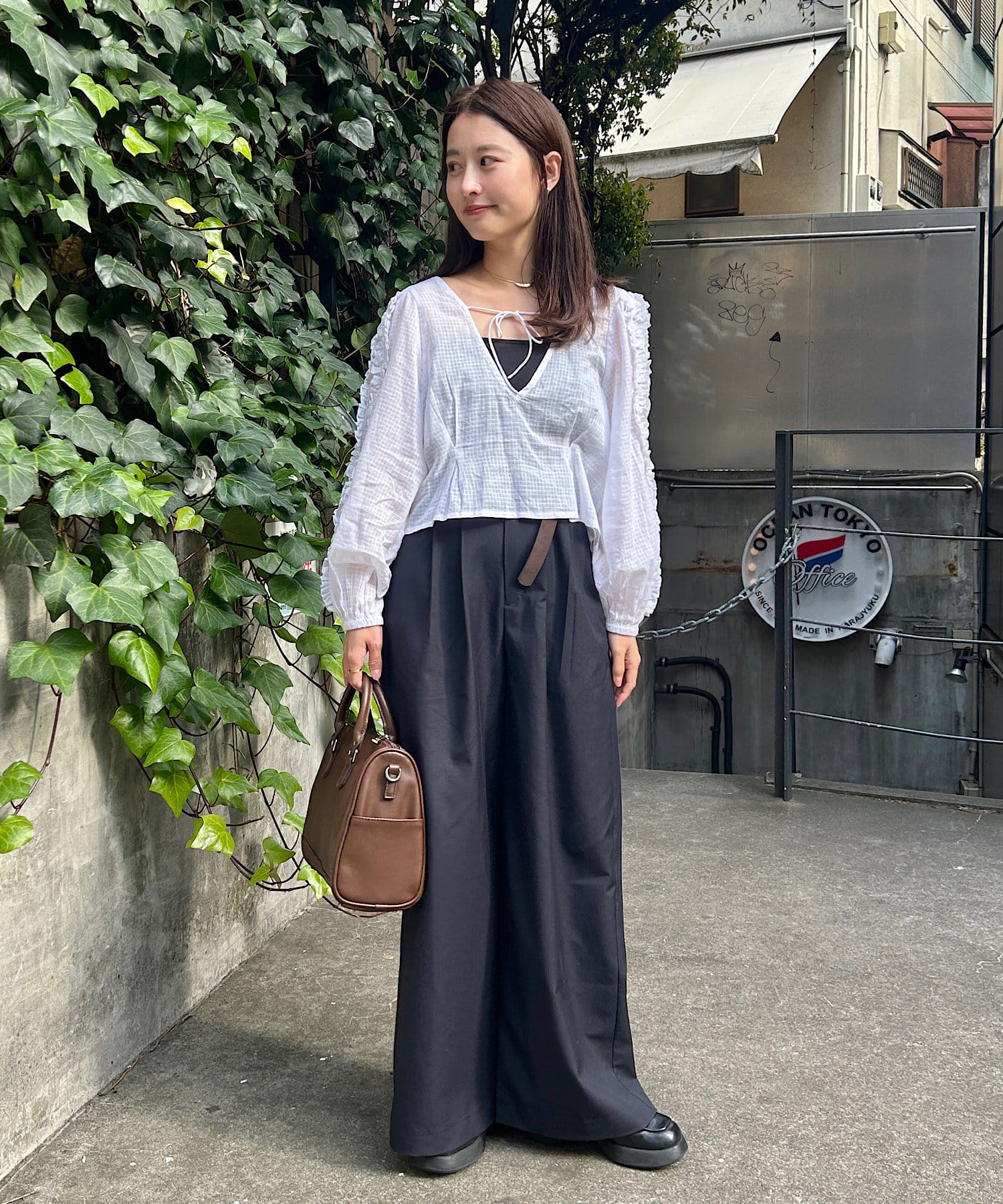 Kastane】ベルト付きスラックスパンツ | OUTLET(アウトレット