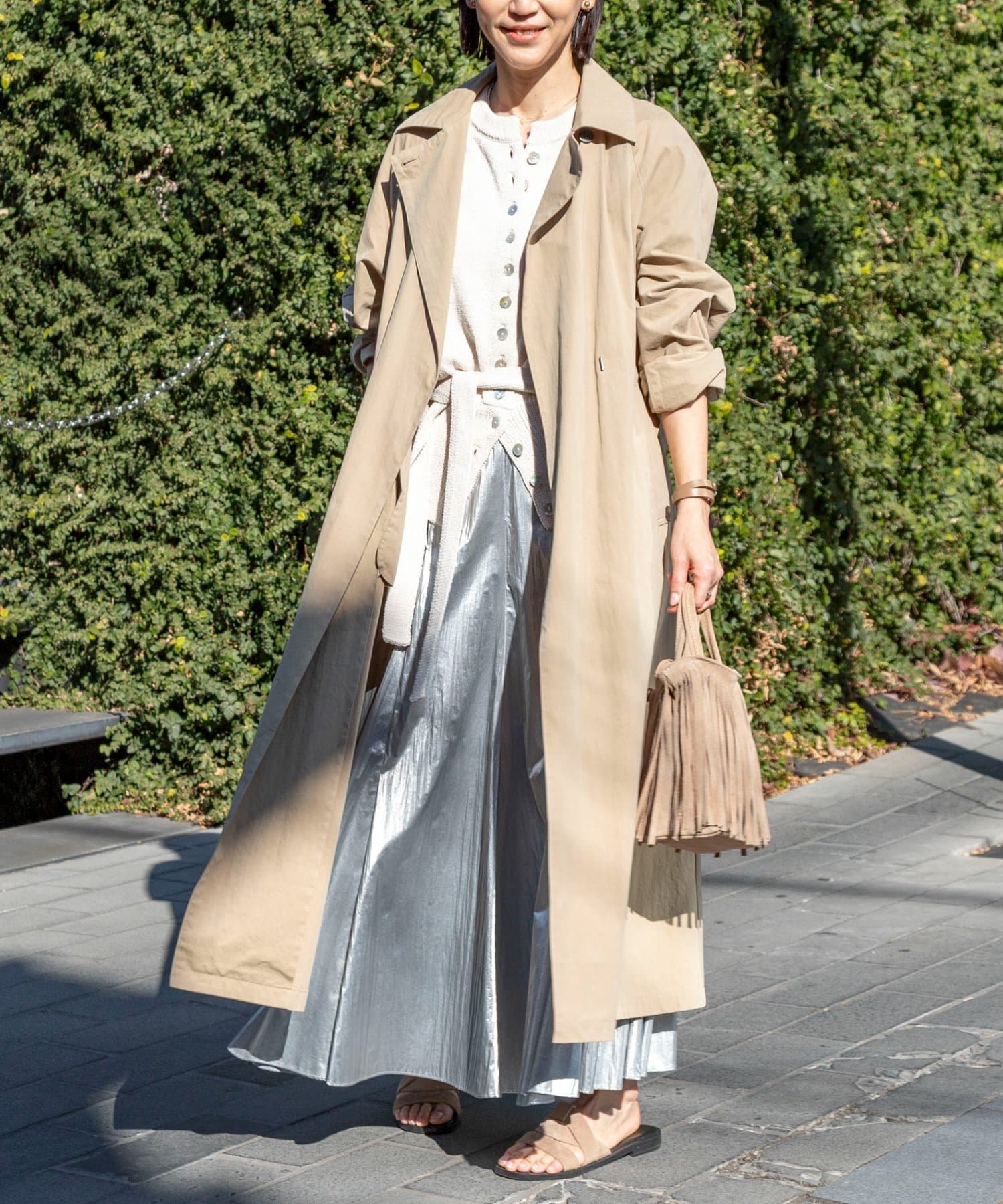 NOLLEY'S(ノーリーズ) ウォッシャブルLIGHT TRENCH COAT