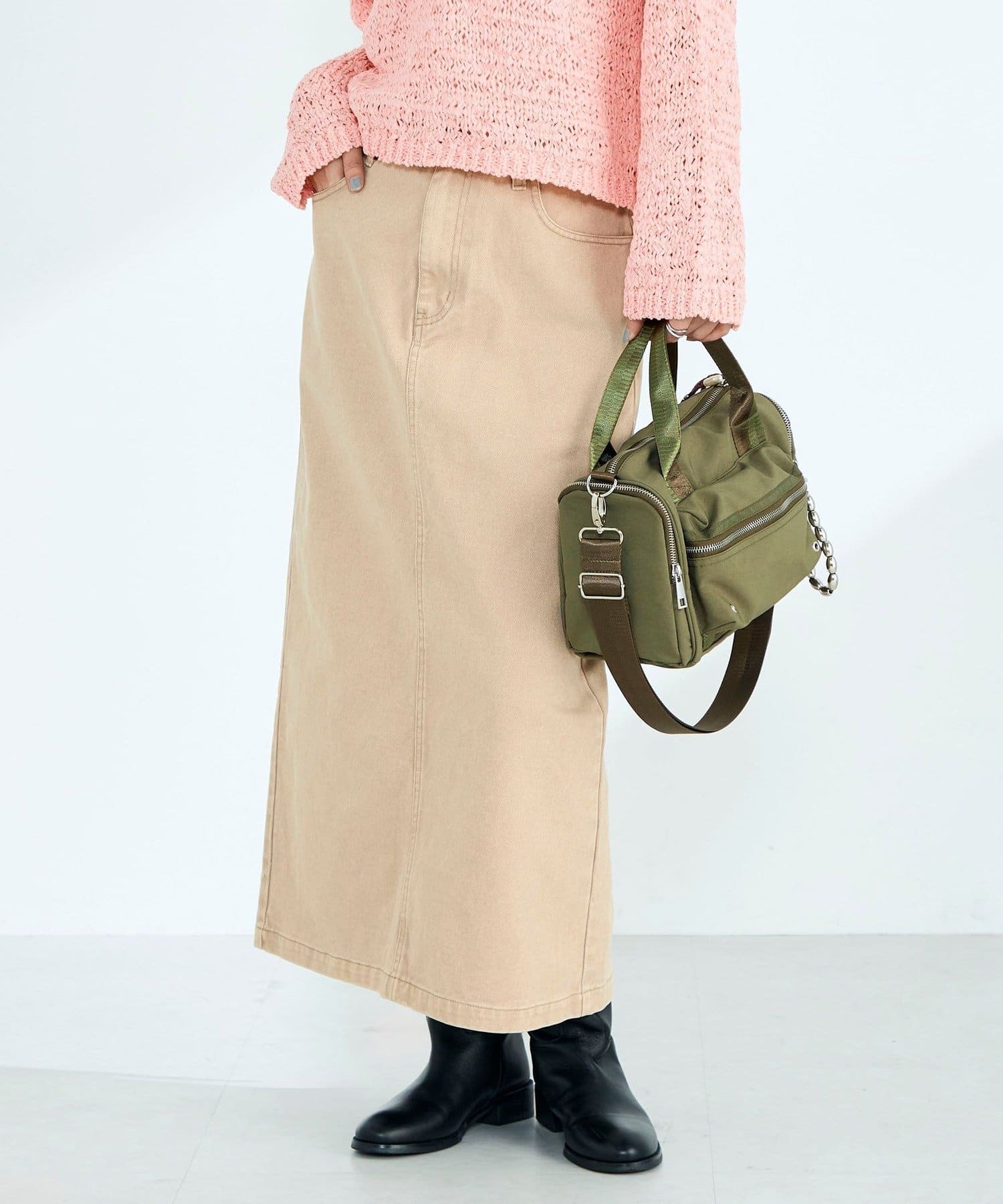 FREDY & GLOSTER(フレディ アンド グロスター) 細ベルト付きタイトスカート