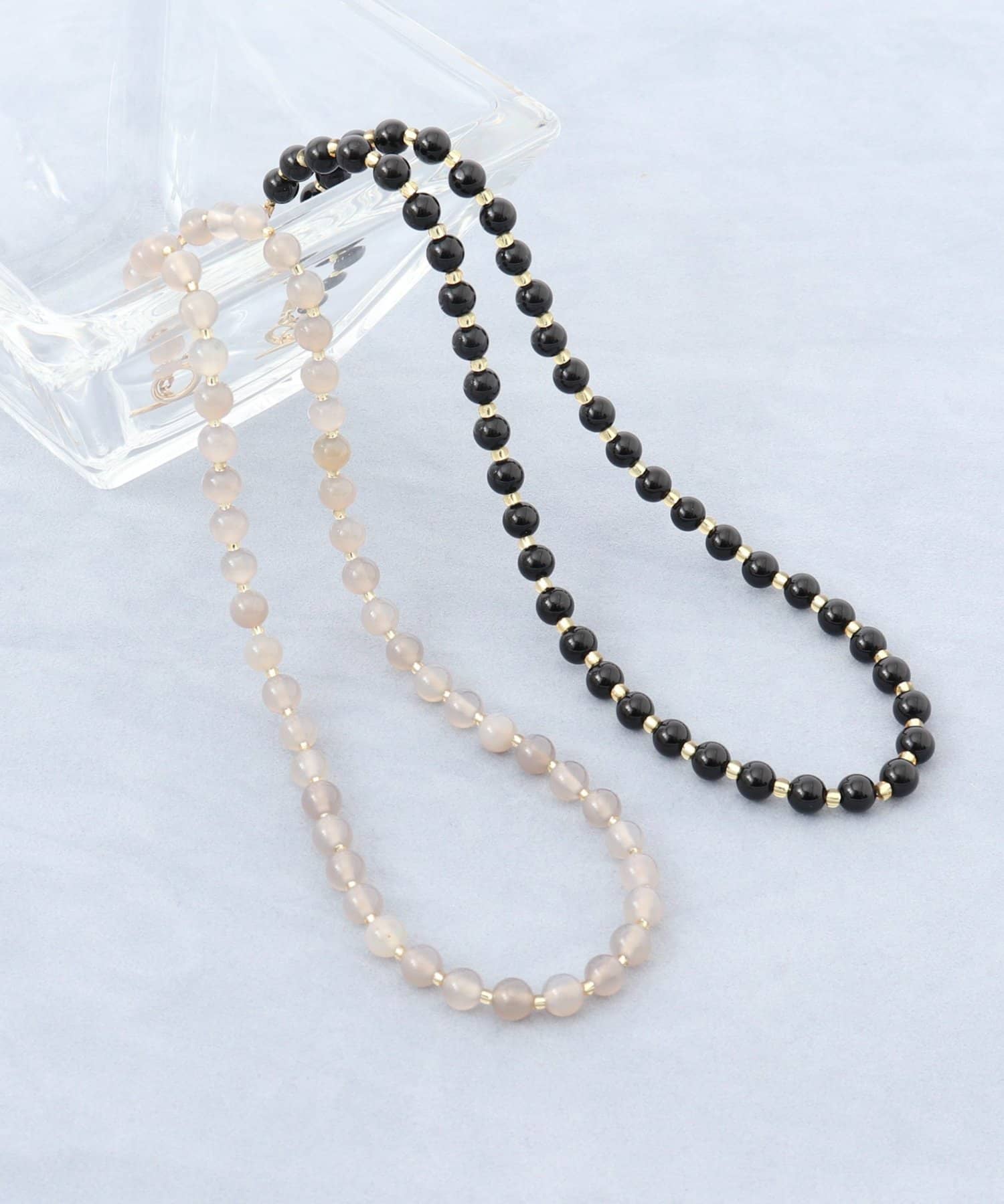 NOLLEY'S(ノーリーズ) 【grâce grace/グラスグラス】ラウンド天然石ネックレス