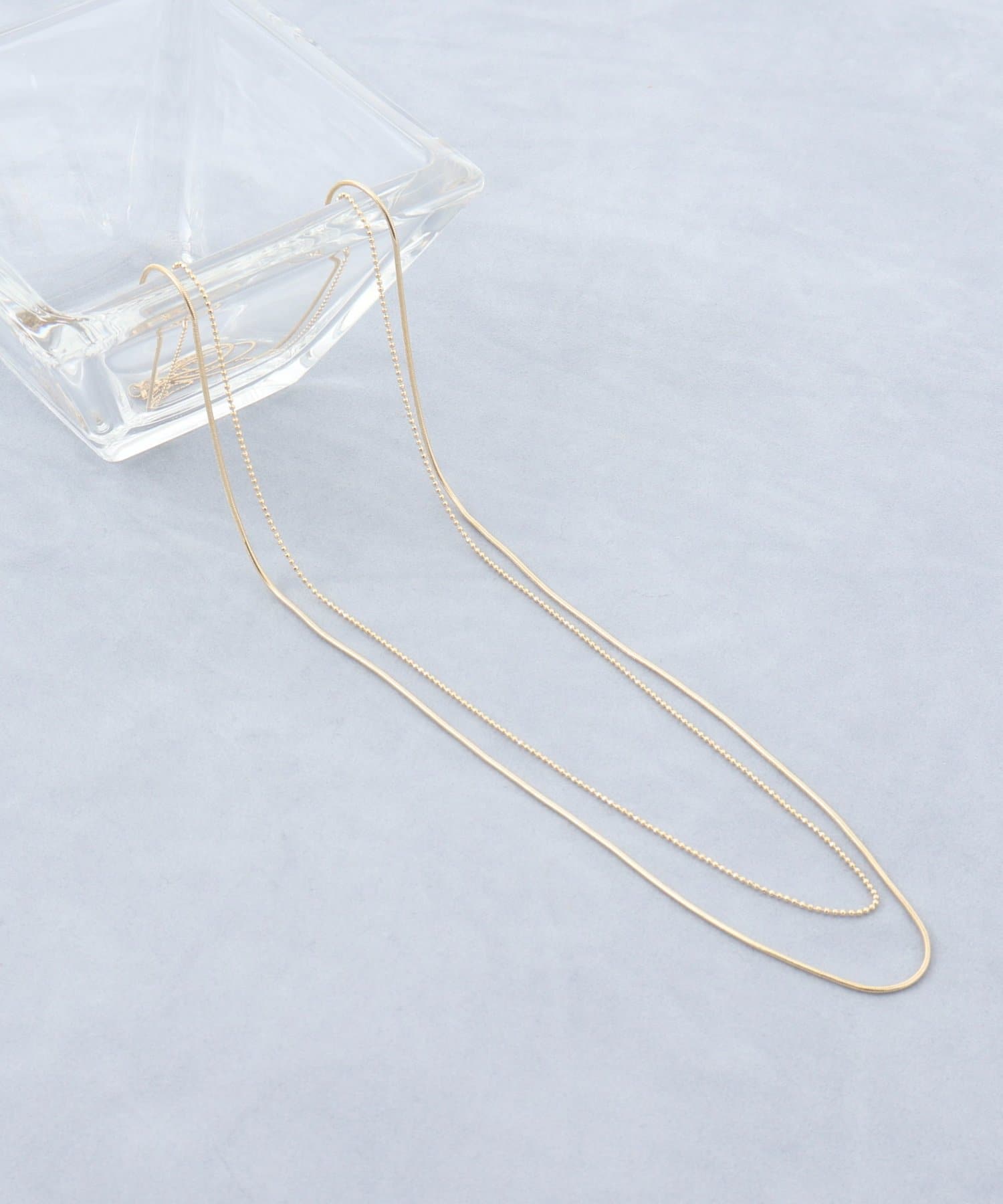 NOLLEY'S(ノーリーズ) 【grâce grace/グラスグラス】スキニー２連ネックレス