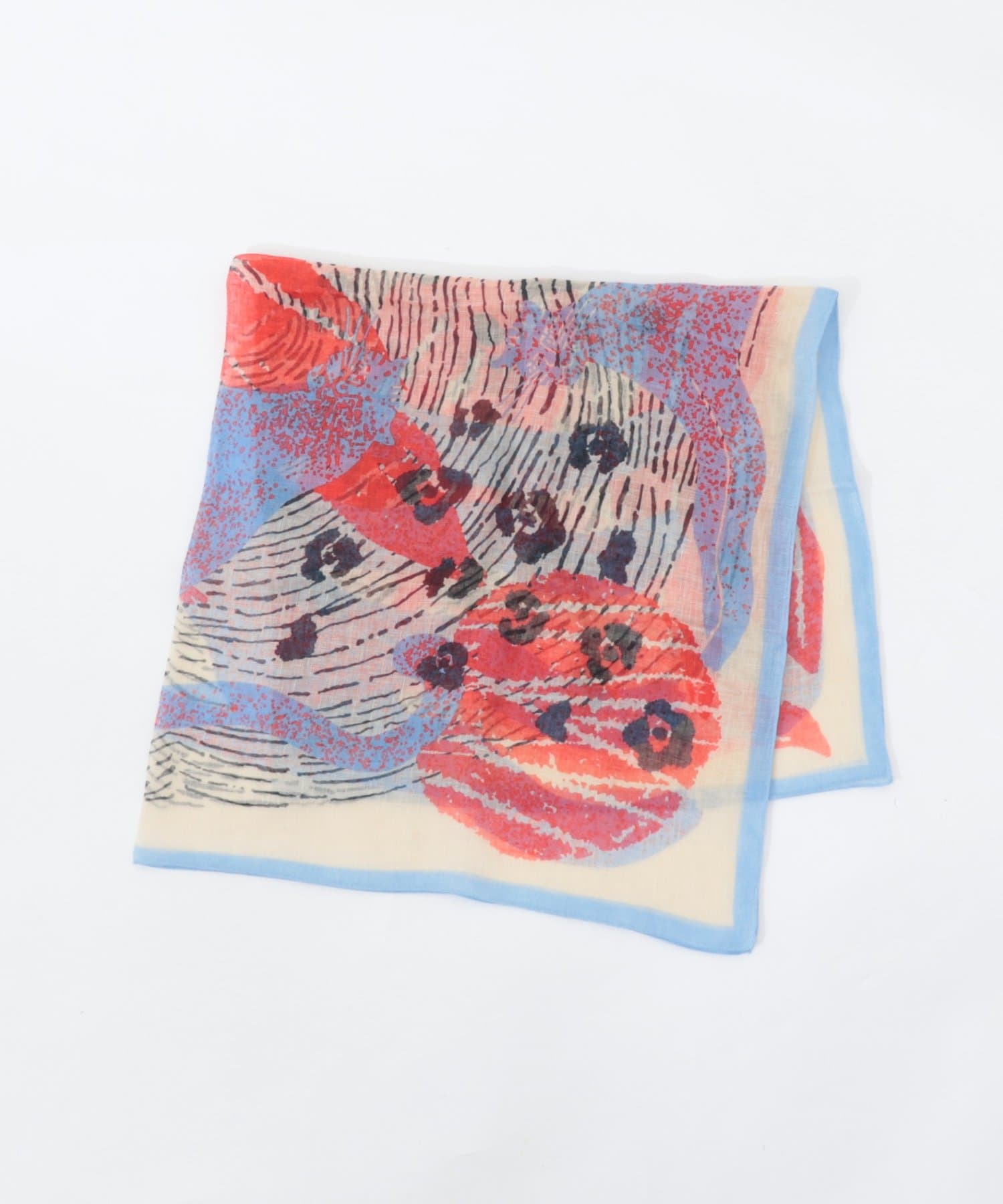 NOLLEY'S(ノーリーズ) リネンガーゼプリントストール