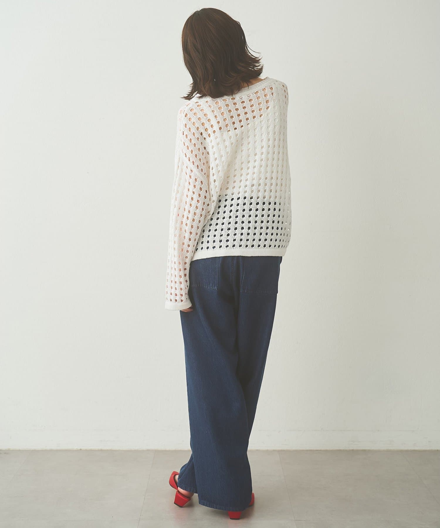 Whim Gazette(ウィム ガゼット) 【Drawing Numbers】リヨセルコットンワイドデニム