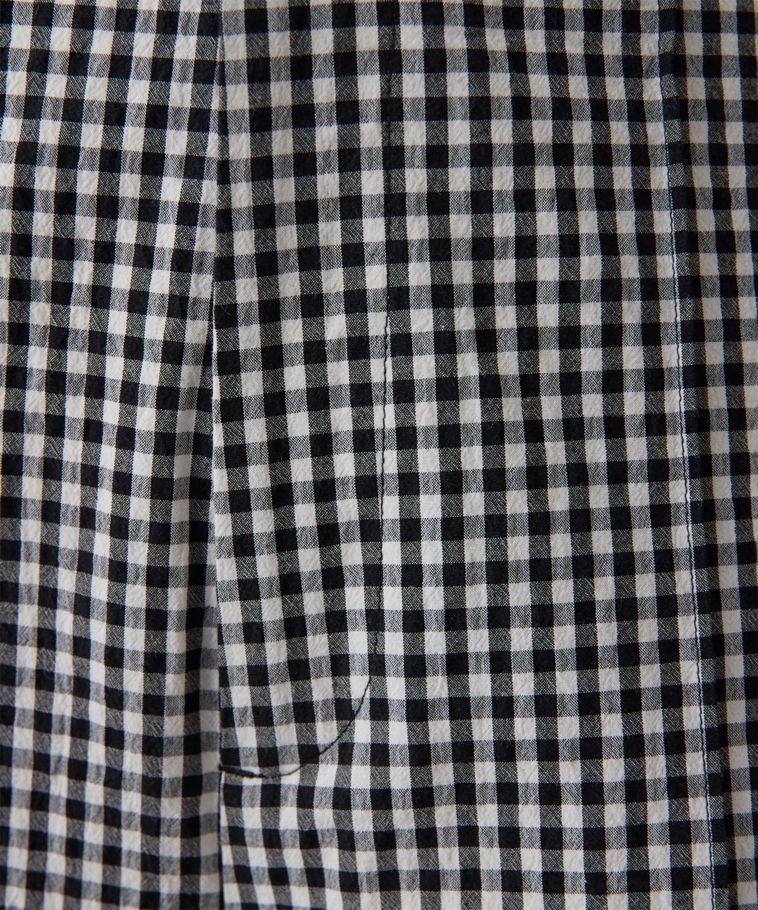 Whim Gazette(ウィム ガゼット) 【Drawing Numbers】オーガニックコットンチェックワイドパンツ