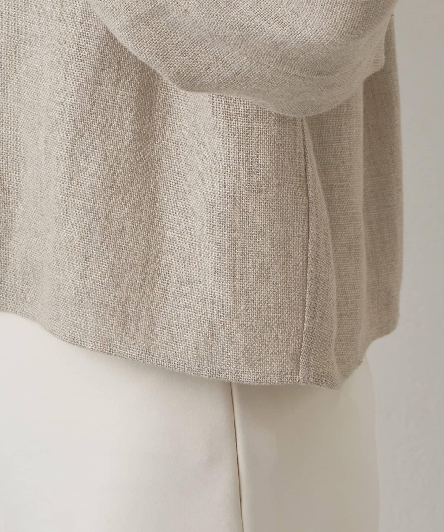 Whim Gazette(ウィム ガゼット) 【Drawing Numbers】ヘビーリネンタイブラウス