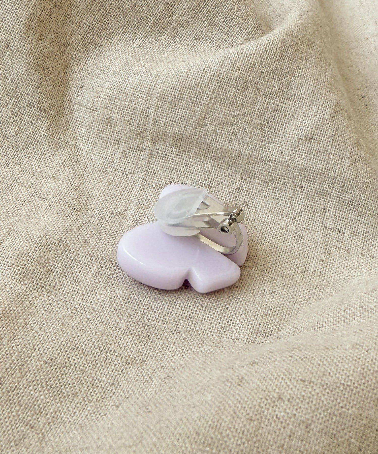 3COINS(スリーコインズ) パステルカラーリボンイヤリング／KIDS