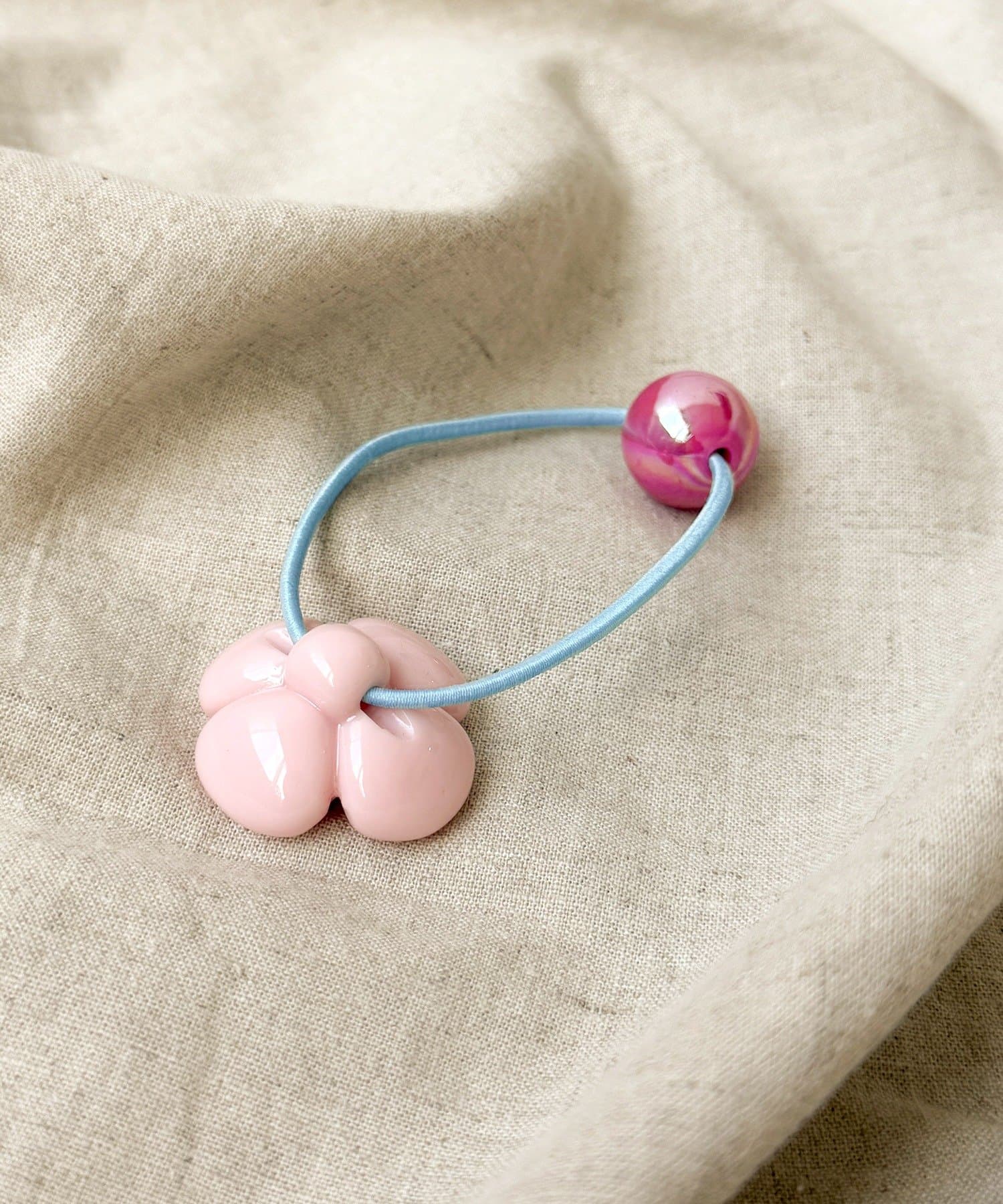 3COINS(スリーコインズ) フラワーポニー2個セット／KIDS