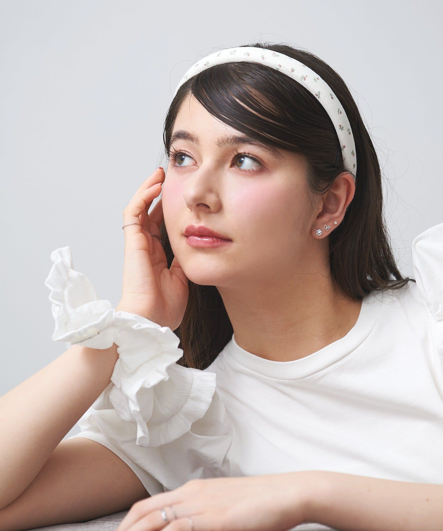 3COINS(スリーコインズ) 小花柄カチューシャ