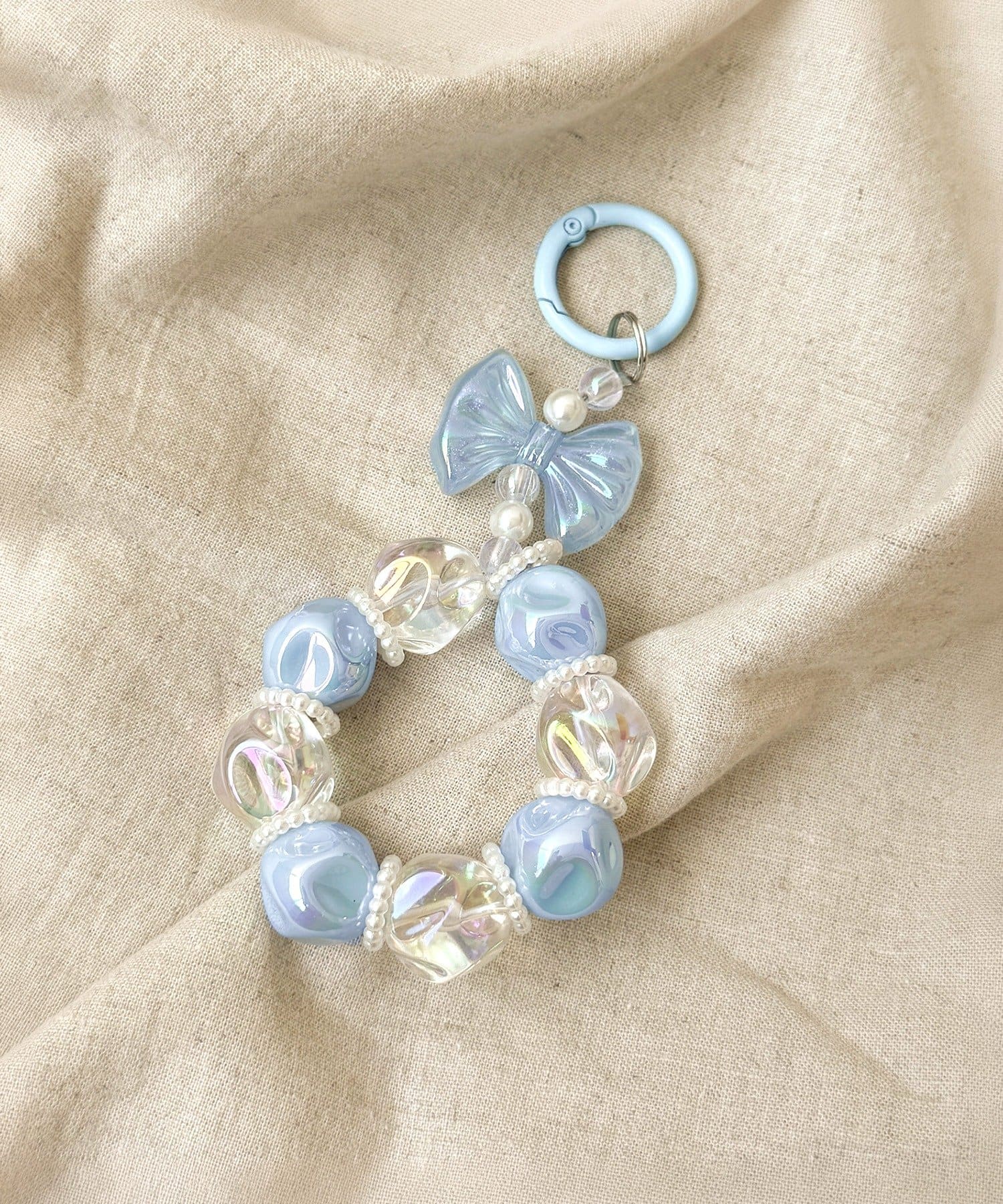 3COINS(スリーコインズ) オーロラリボンキーホルダー