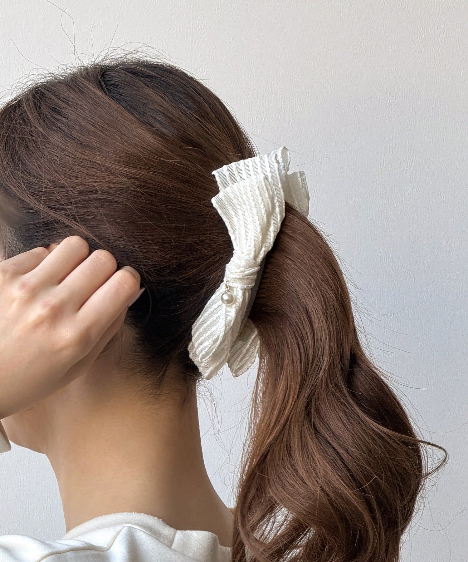 3COINS(スリーコインズ) パール付タレリボンバナナ