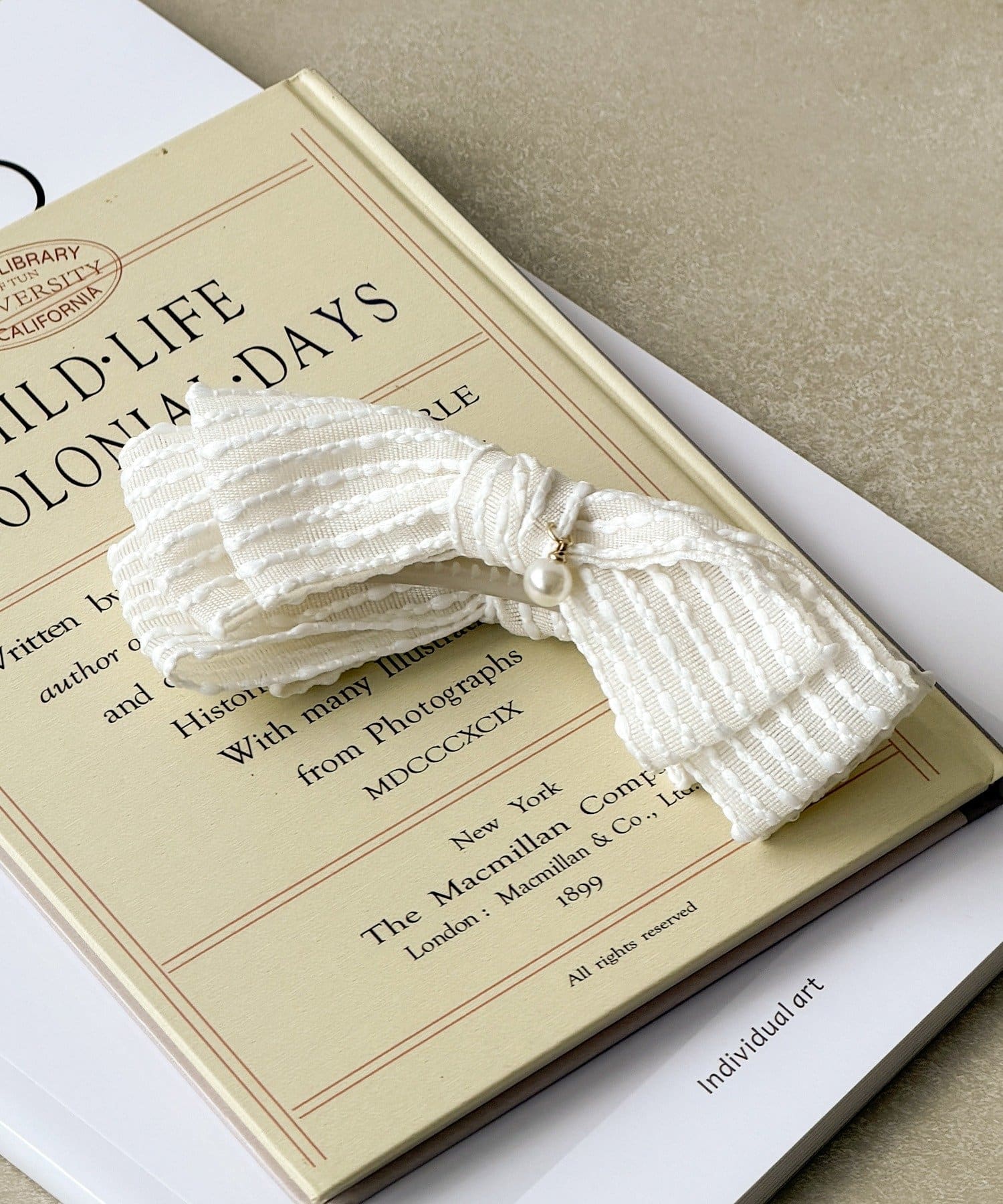 3COINS(スリーコインズ) パール付タレリボンバナナ