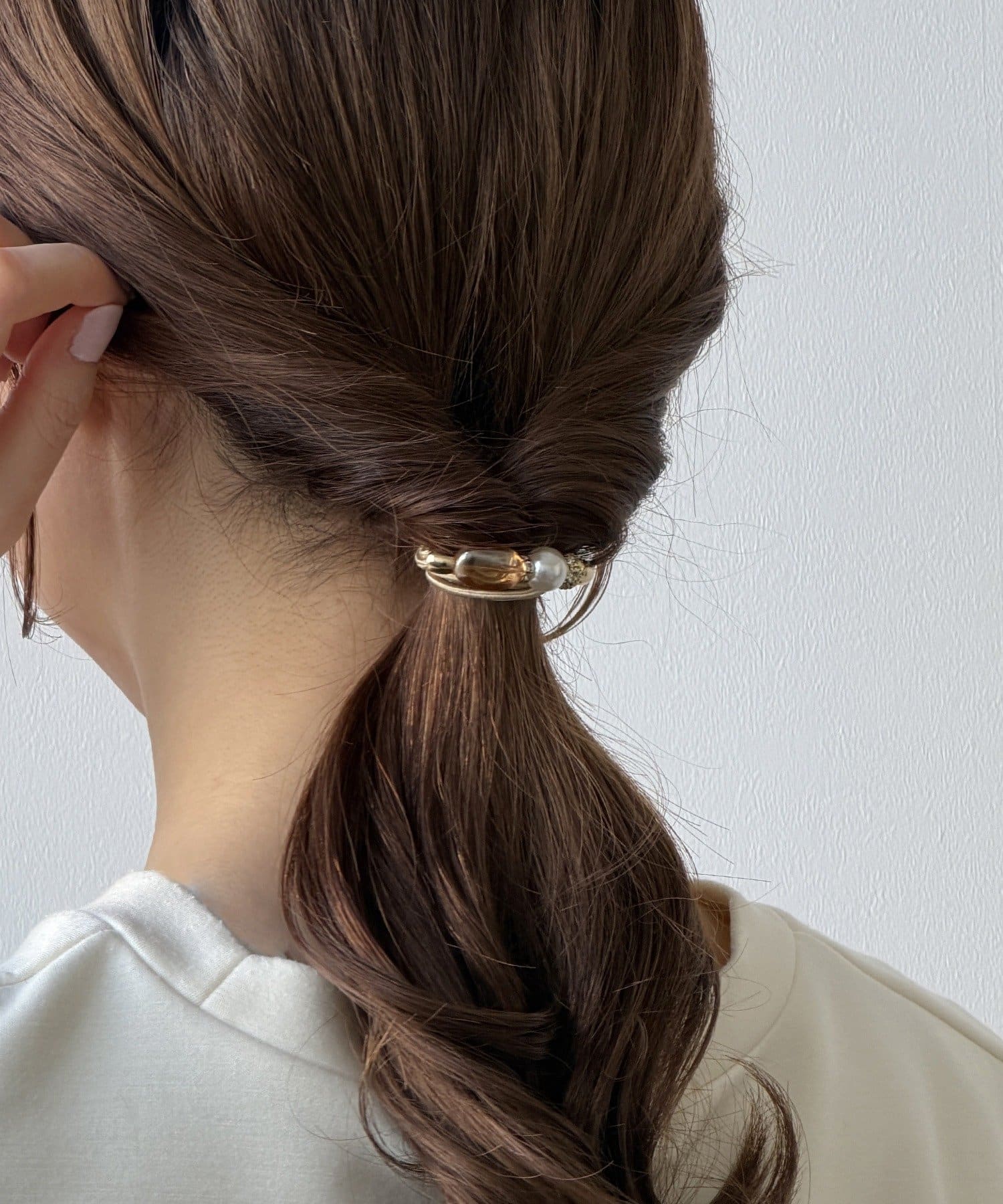 3COINS(スリーコインズ) イビツクリアビーズポニー