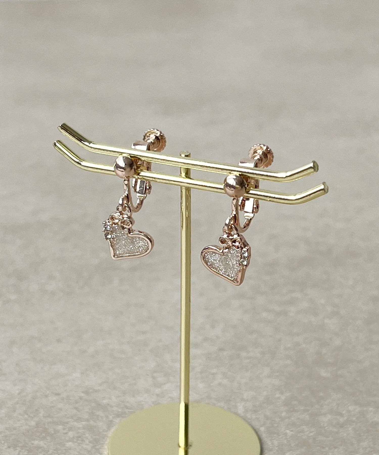 3COINS(スリーコインズ) ハートラメエポイヤリング