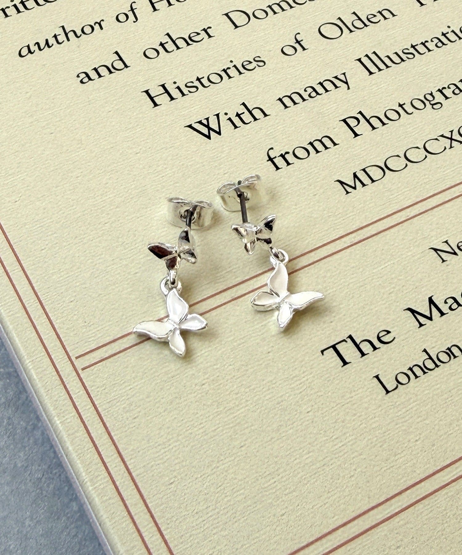 3COINS(スリーコインズ) ダブルバタフライピアス