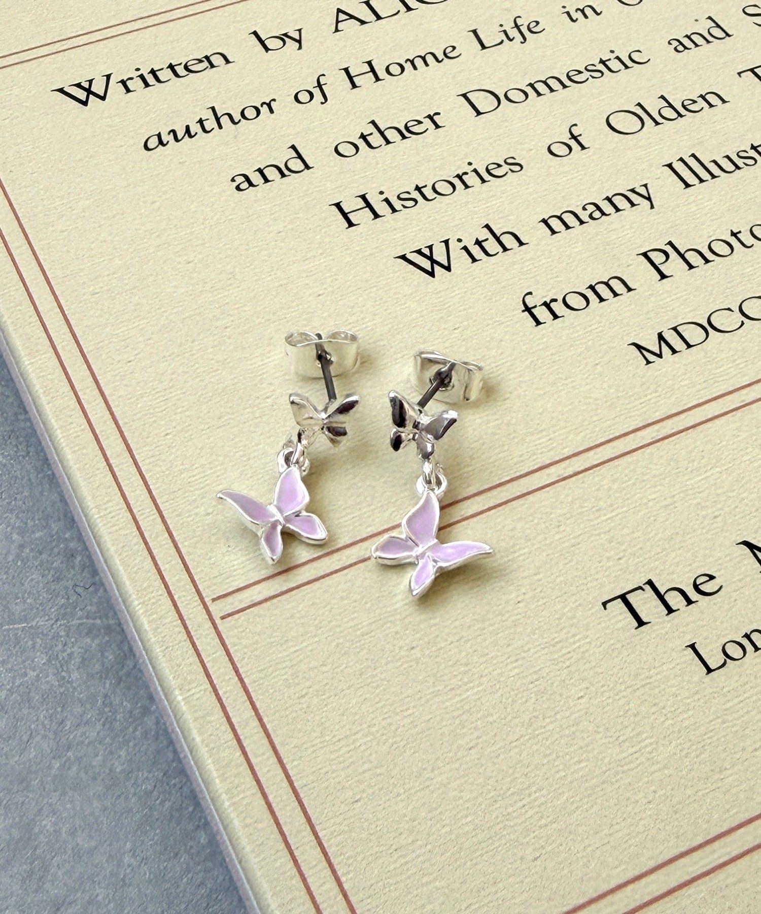 3COINS(スリーコインズ) ダブルバタフライピアス