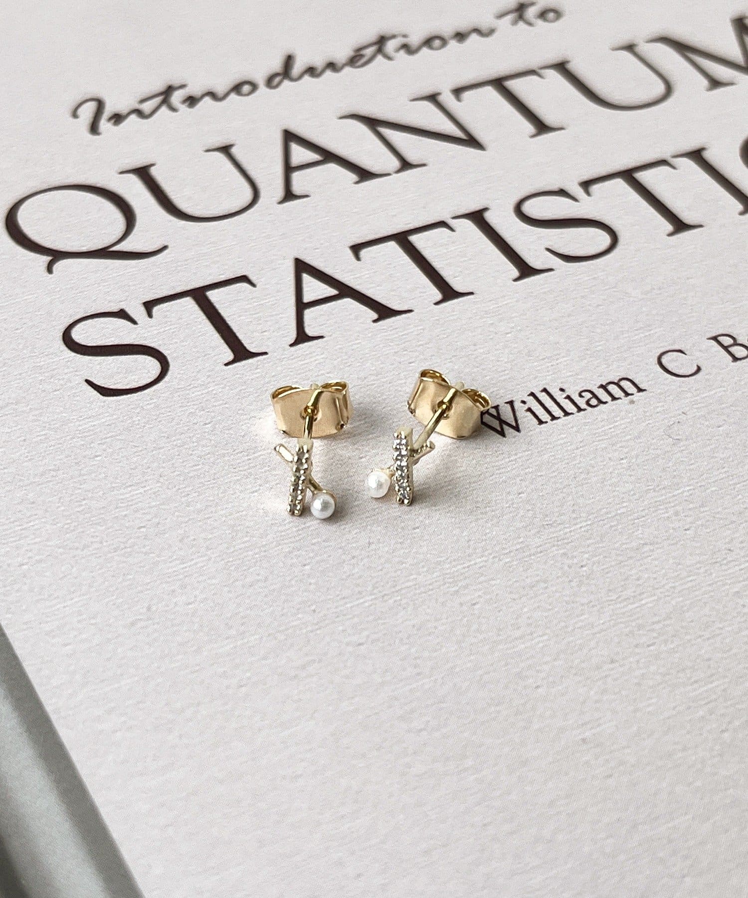 3COINS(スリーコインズ) キュービッククロスピアス