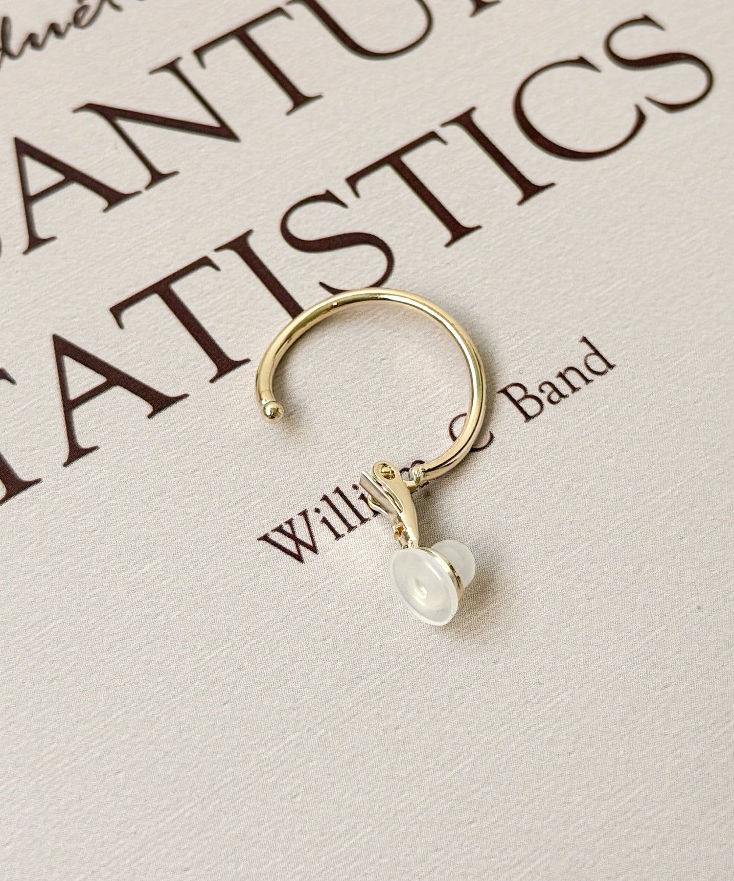 3COINS(スリーコインズ) メタルフープイヤリング