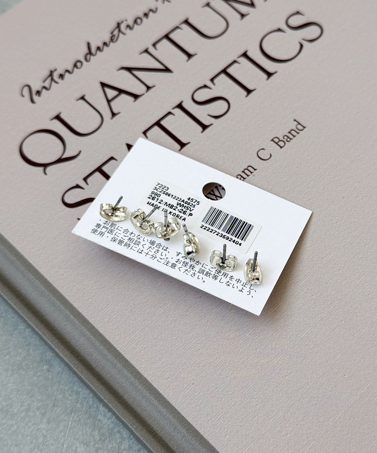 3COINS(スリーコインズ) ローズピアス6個セット