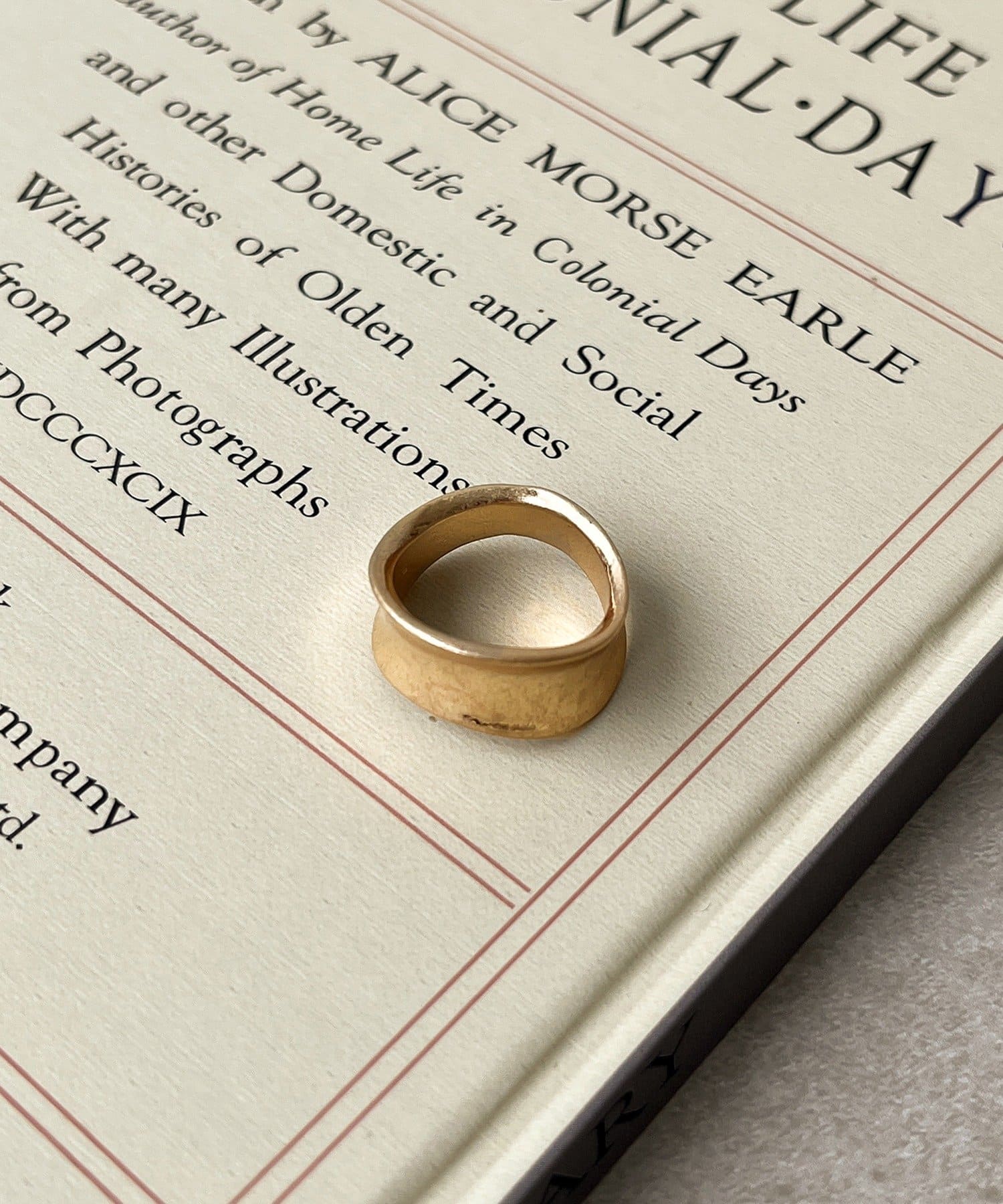 3COINS(スリーコインズ) メタルデザインリング