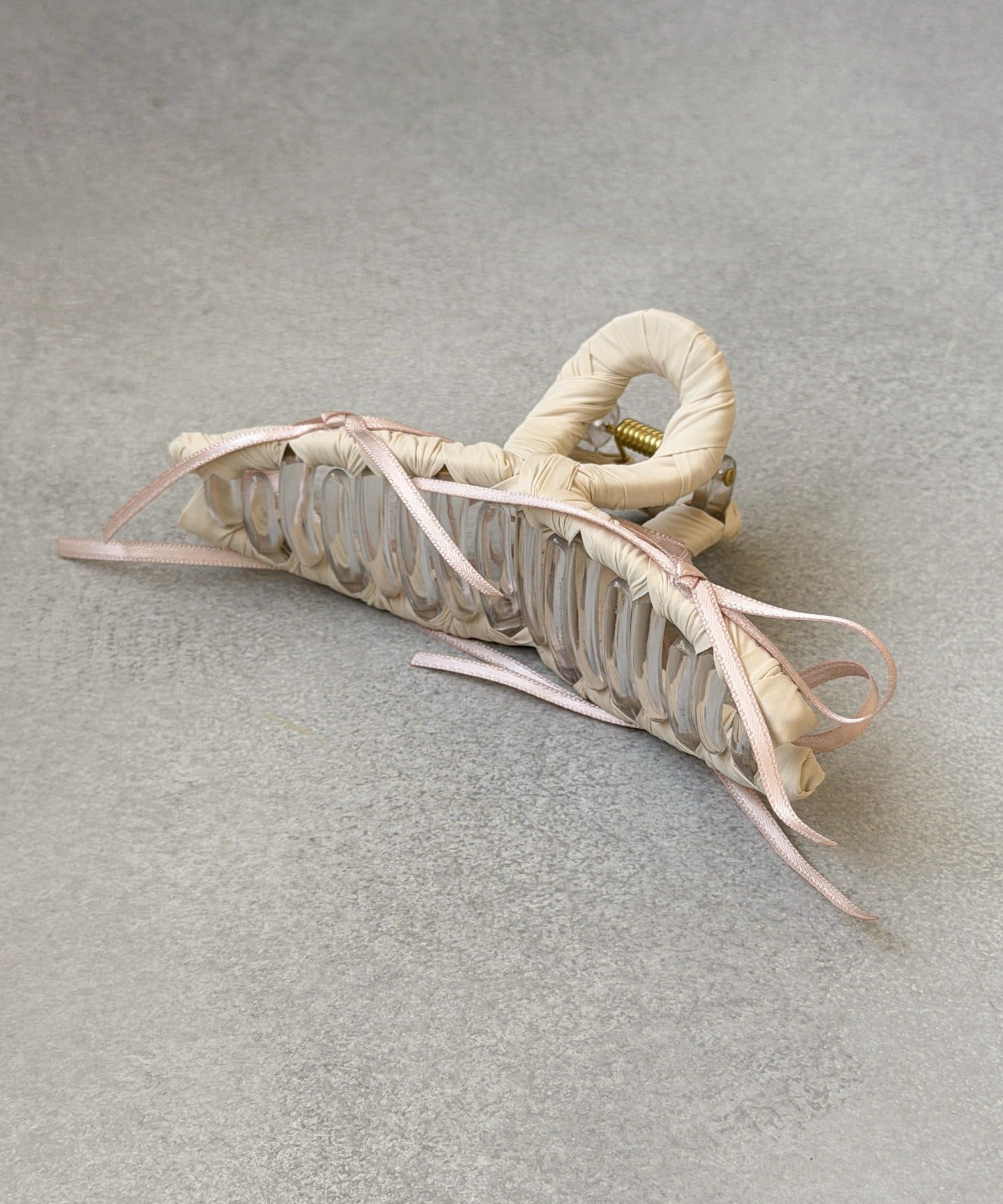 3COINS(スリーコインズ) バイカラーリボン付バンス