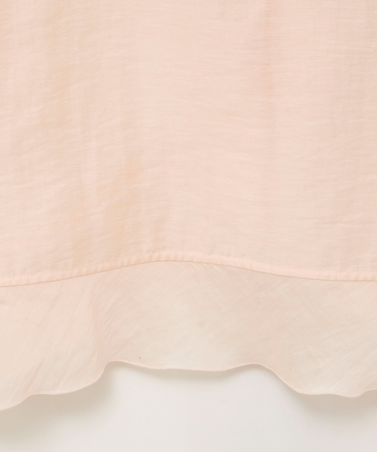 NOLLEY'S(ノーリーズ) ウォッシャブルシアーラッフル羽織りブラウス