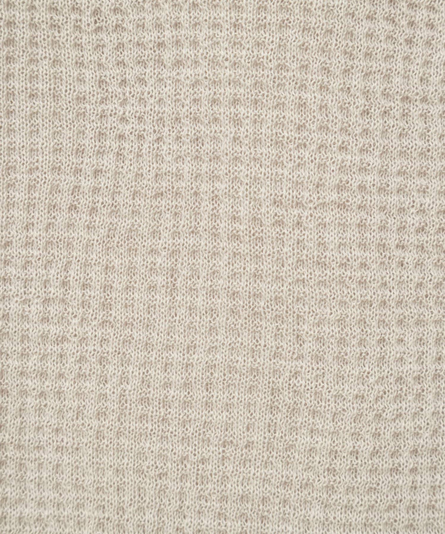 NOLLEY'S(ノーリーズ) 《手洗い可能》ギマポリコットンワッフルヘンリーネックプルオーバー