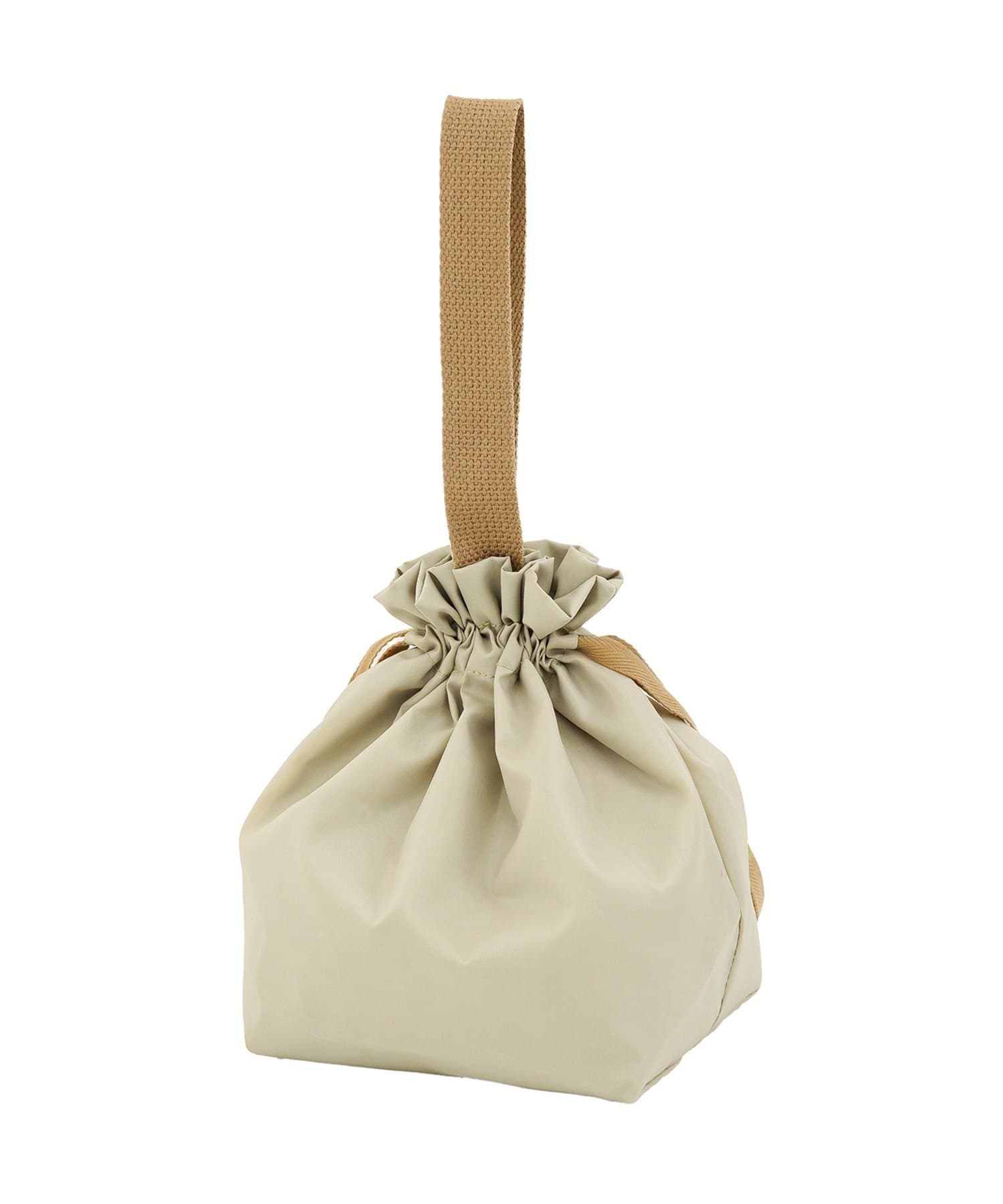 3COINS(スリーコインズ) 《裏地アルミ加工》ランチ巾着バッグ／KITINTO