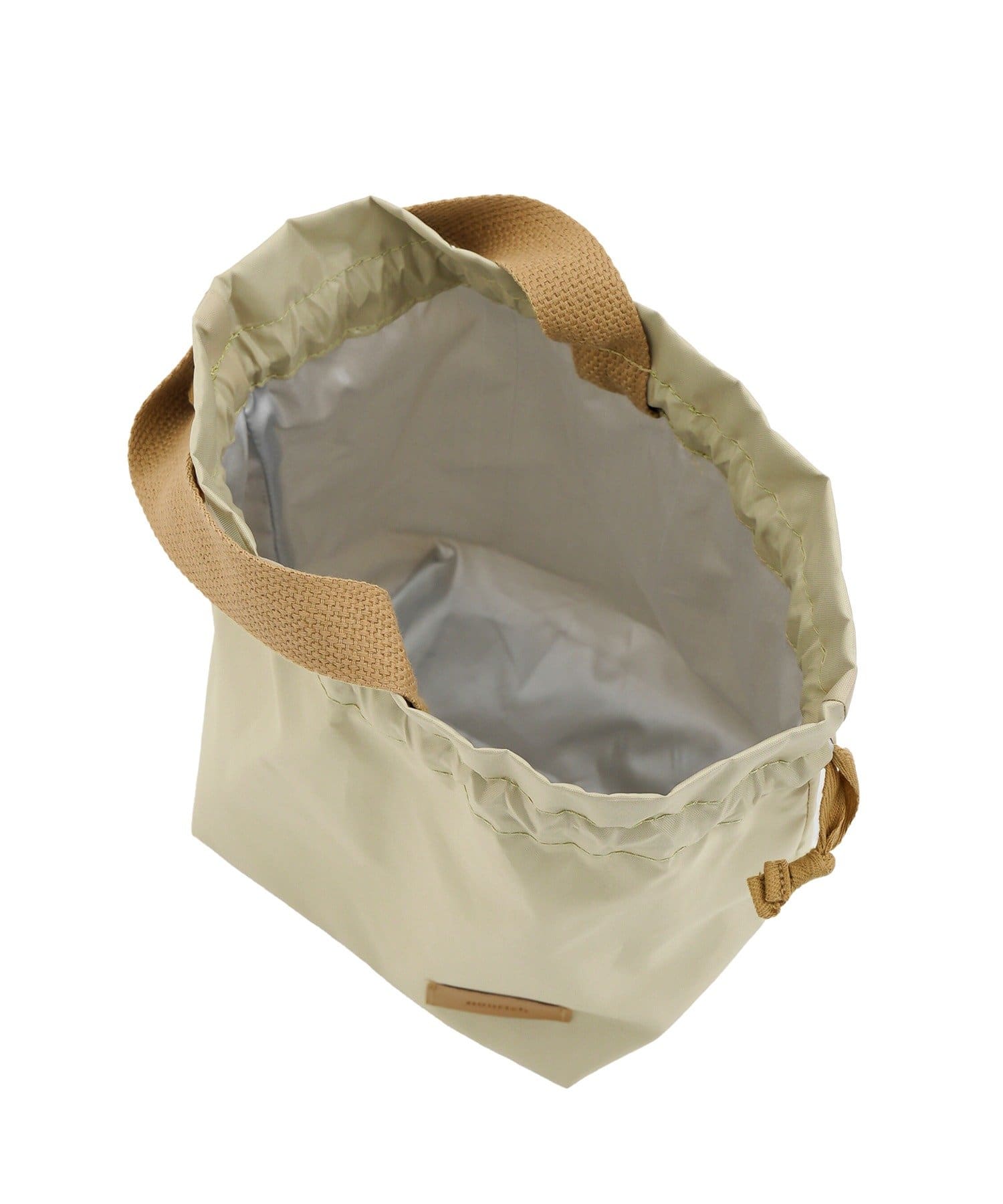 3COINS(スリーコインズ) 《裏地アルミ加工》ランチ巾着バッグ／KITINTO