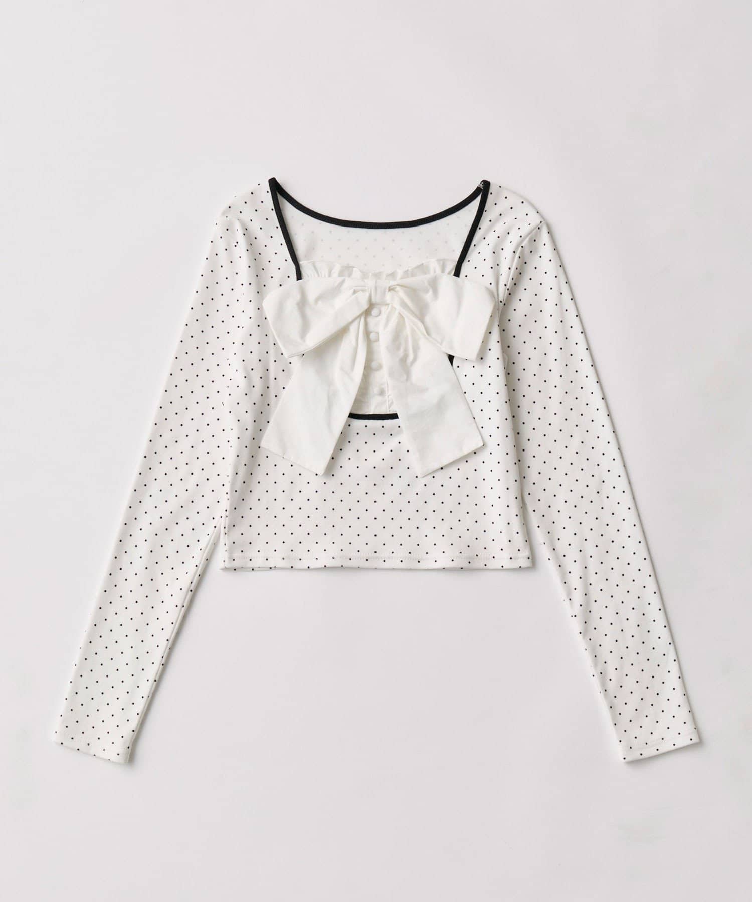 OLIVE des OLIVE(オリーブ デ オリーブ) Bloom Ribbon TOPS
