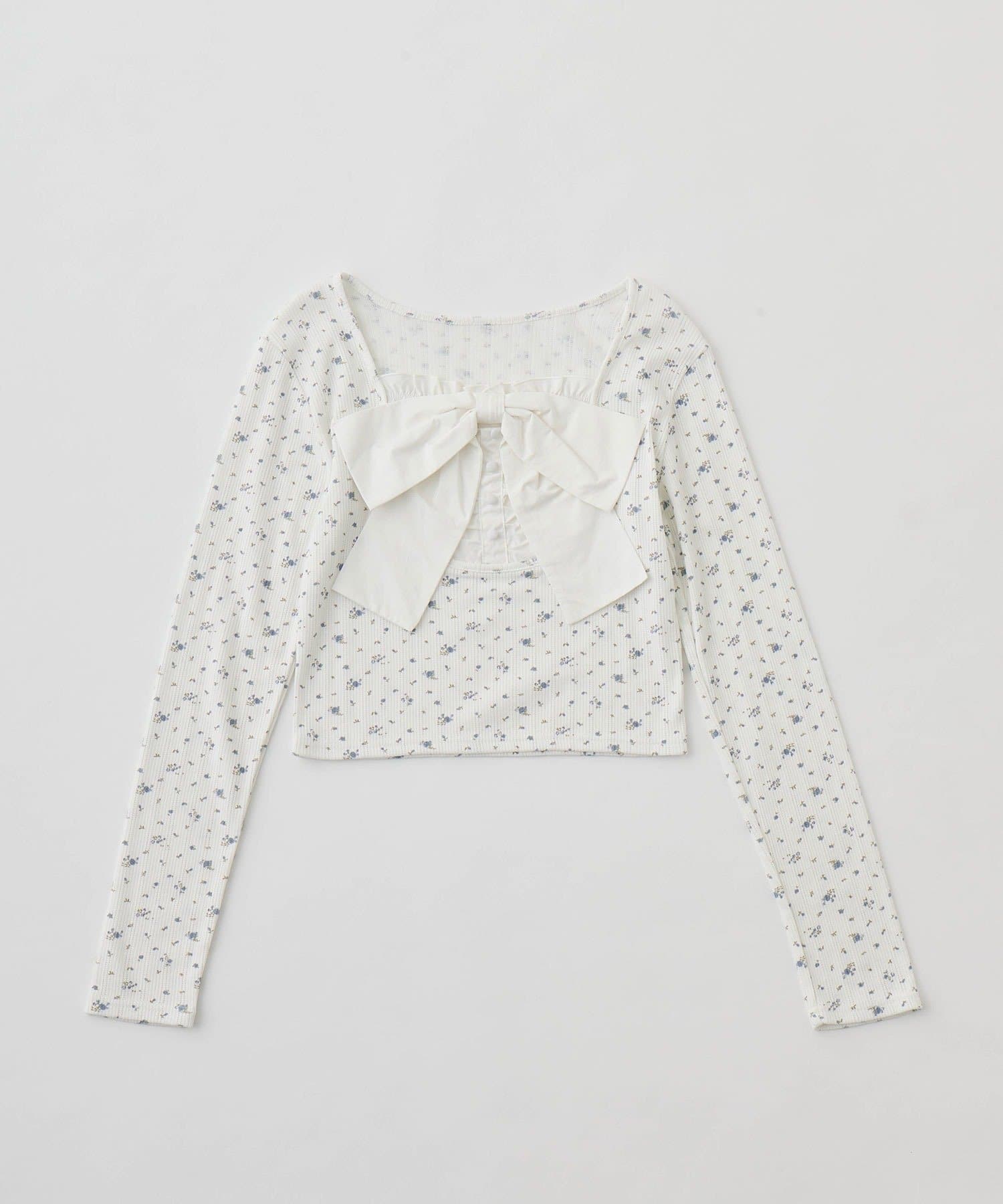 OLIVE des OLIVE(オリーブ デ オリーブ) Bloom Ribbon TOPS