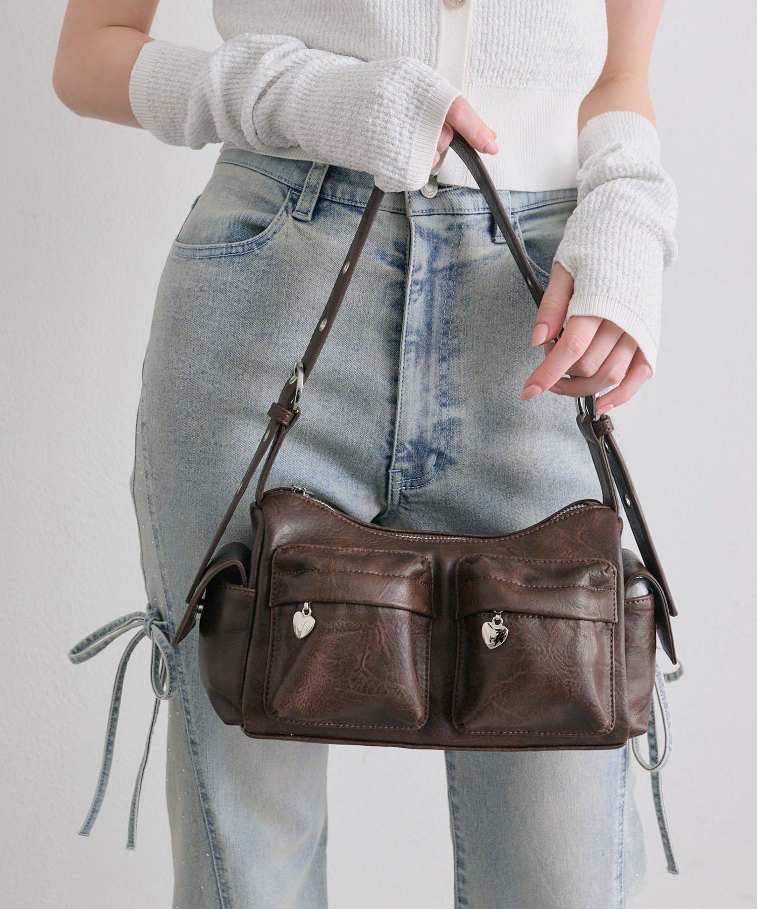 OLIVE des OLIVE(オリーブ デ オリーブ) マルチポケットホーボーバッグ