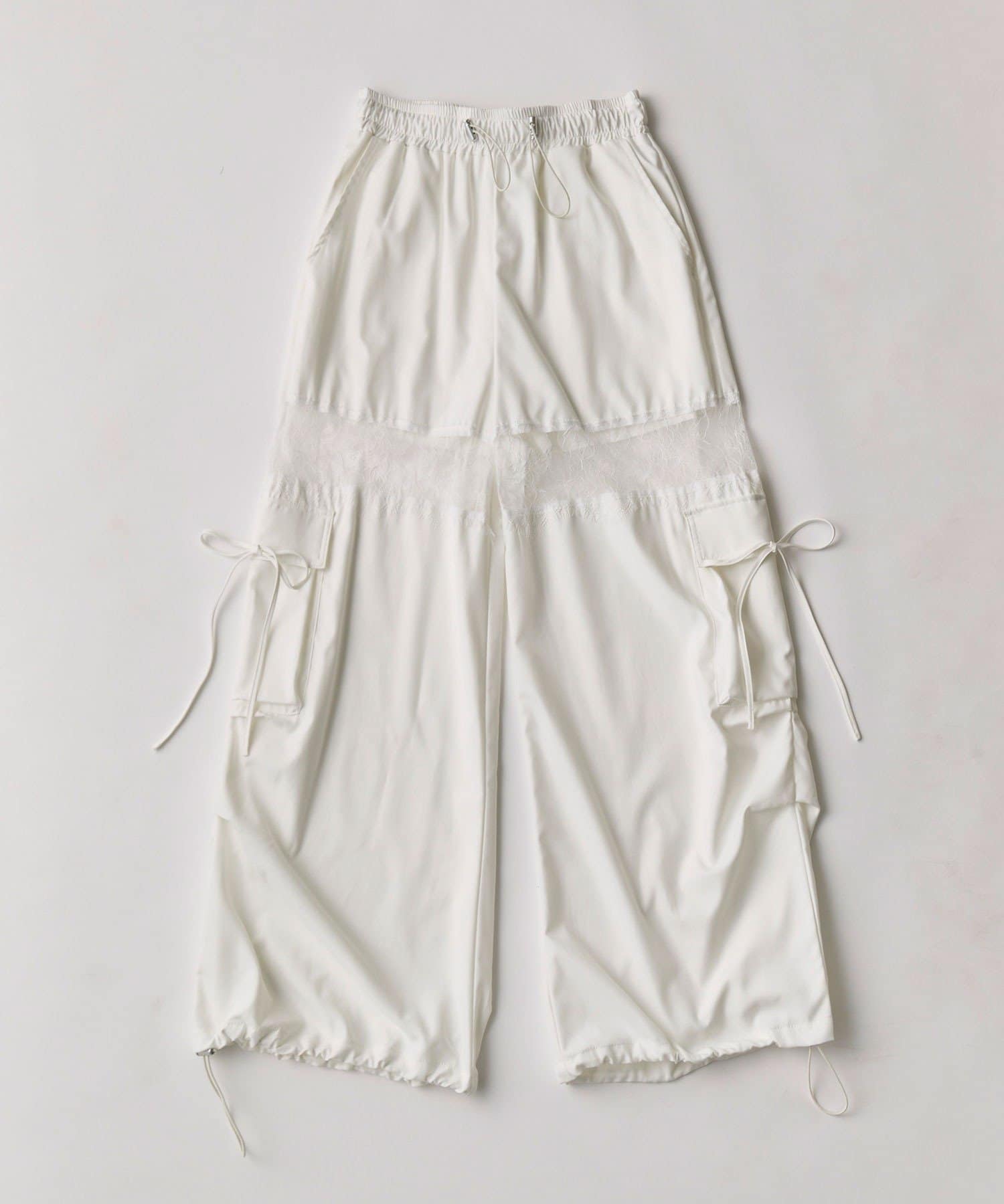 OLIVE des OLIVE(オリーブ デ オリーブ) レース切替カーゴパンツ