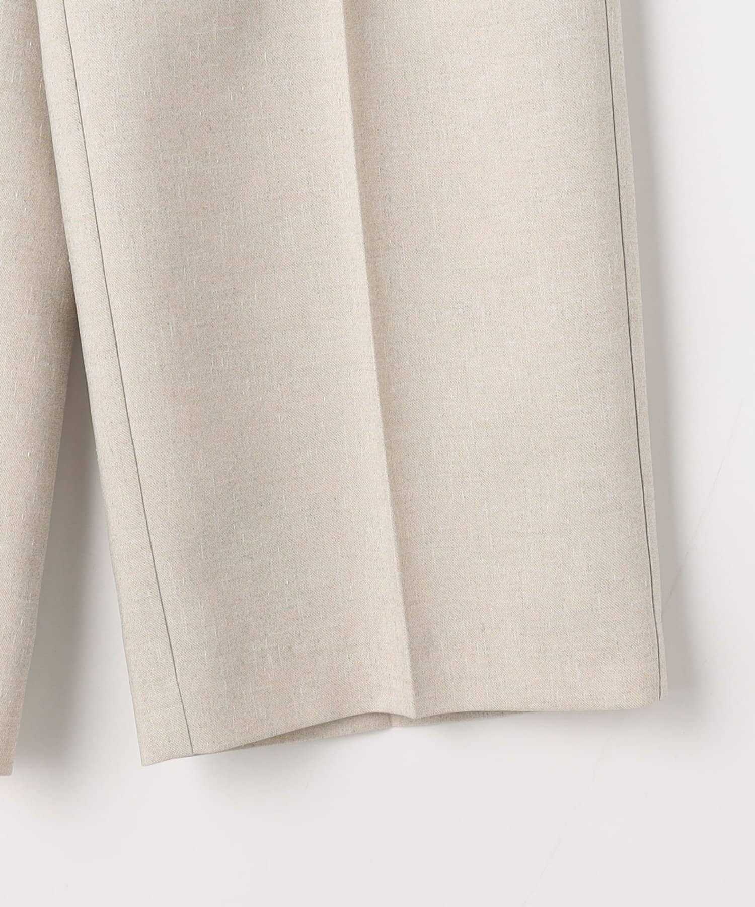 NOLLEY'S(ノーリーズ) 《セットアップ対応》ウォッシャブルスラブオックスタックワイドパンツ