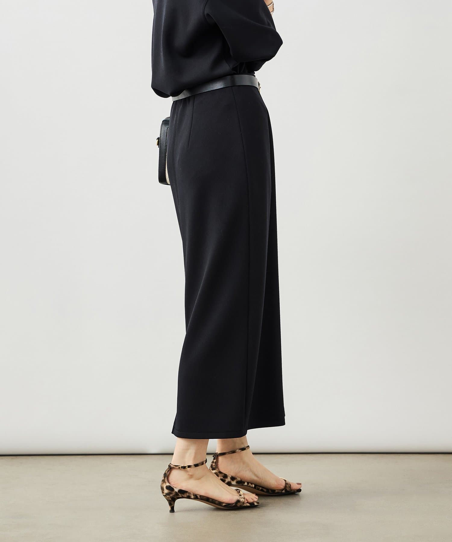 NOLLEY'S(ノーリーズ) 《セットアップ対応》ウォッシャブルライトダンボール2WAYタイトスカート