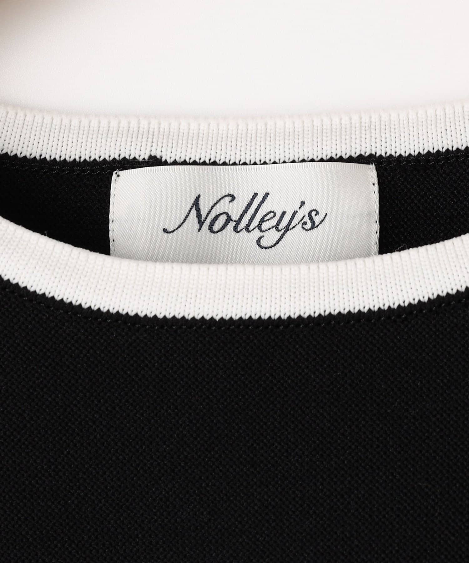 NOLLEY'S(ノーリーズ) 《手洗い可能》ホールガーメントパフスリーブニットＴ