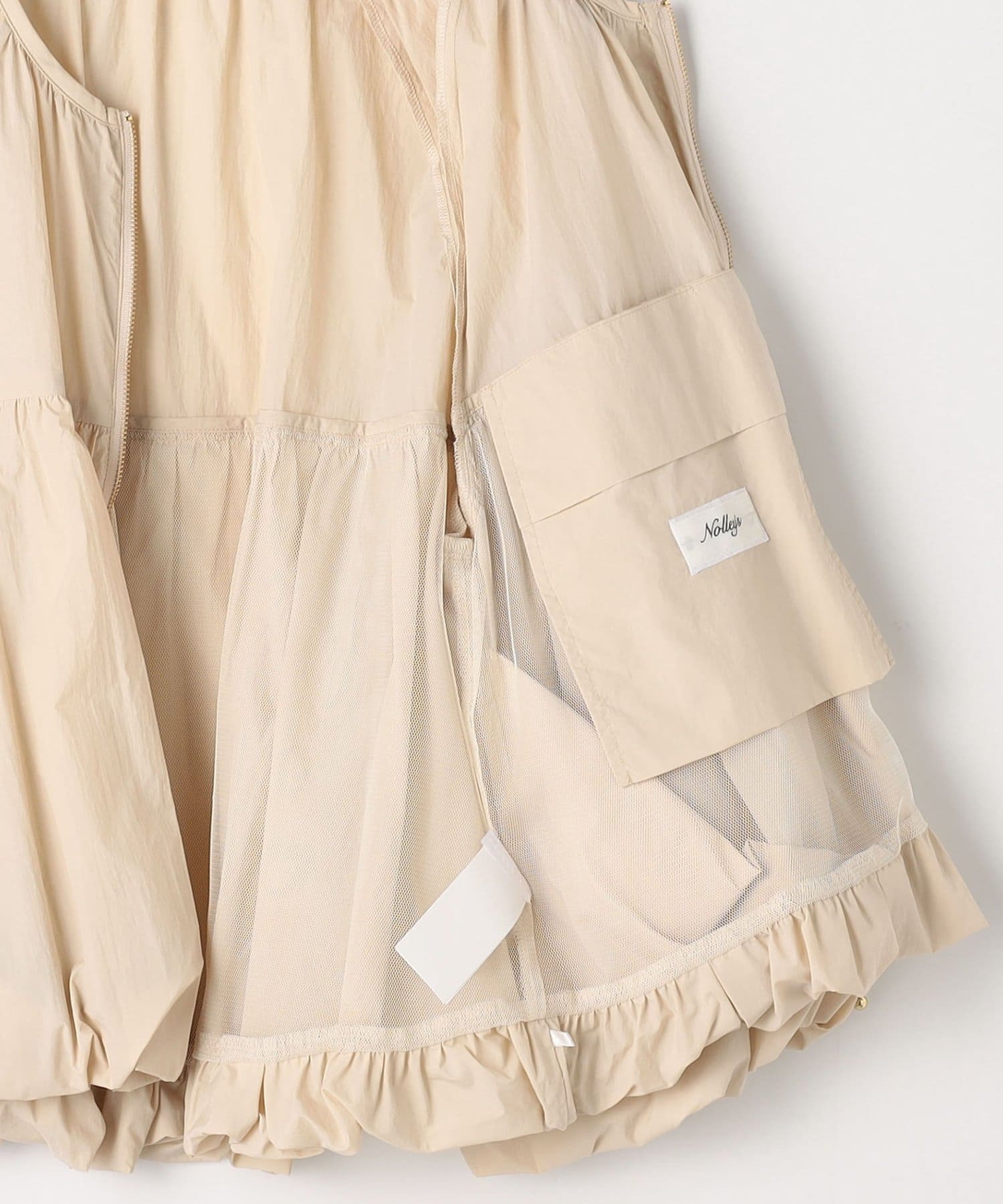 NOLLEY'S(ノーリーズ) ウォッシャブル撥水ポケッタブルボリュームブルゾン