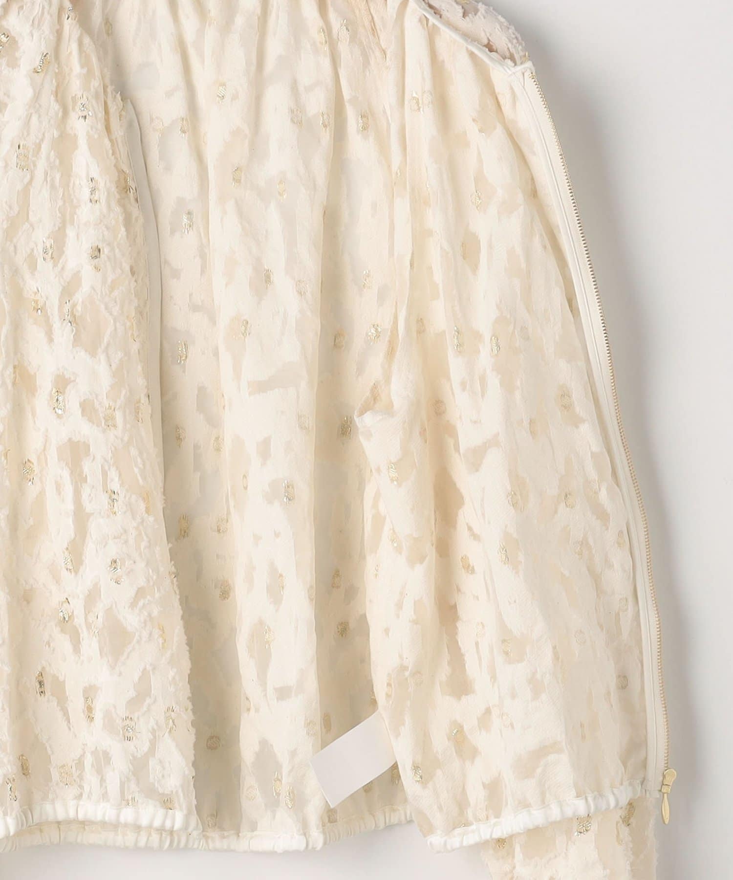 NOLLEY'S(ノーリーズ) 《セットアップ対応》【KIRYU】ウォッシャブルラメジャガードブルゾン