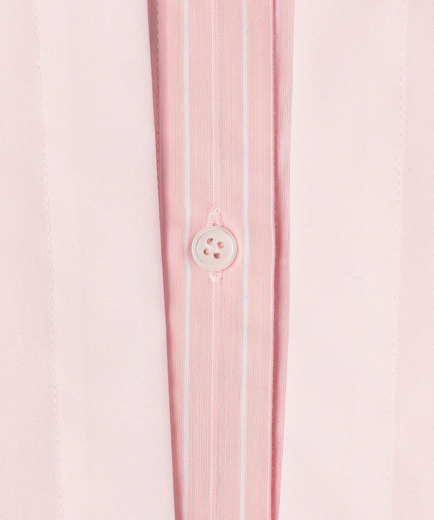 NOLLEY'S(ノーリーズ) ウォッシャブルレイヤード風ショート丈シャツ