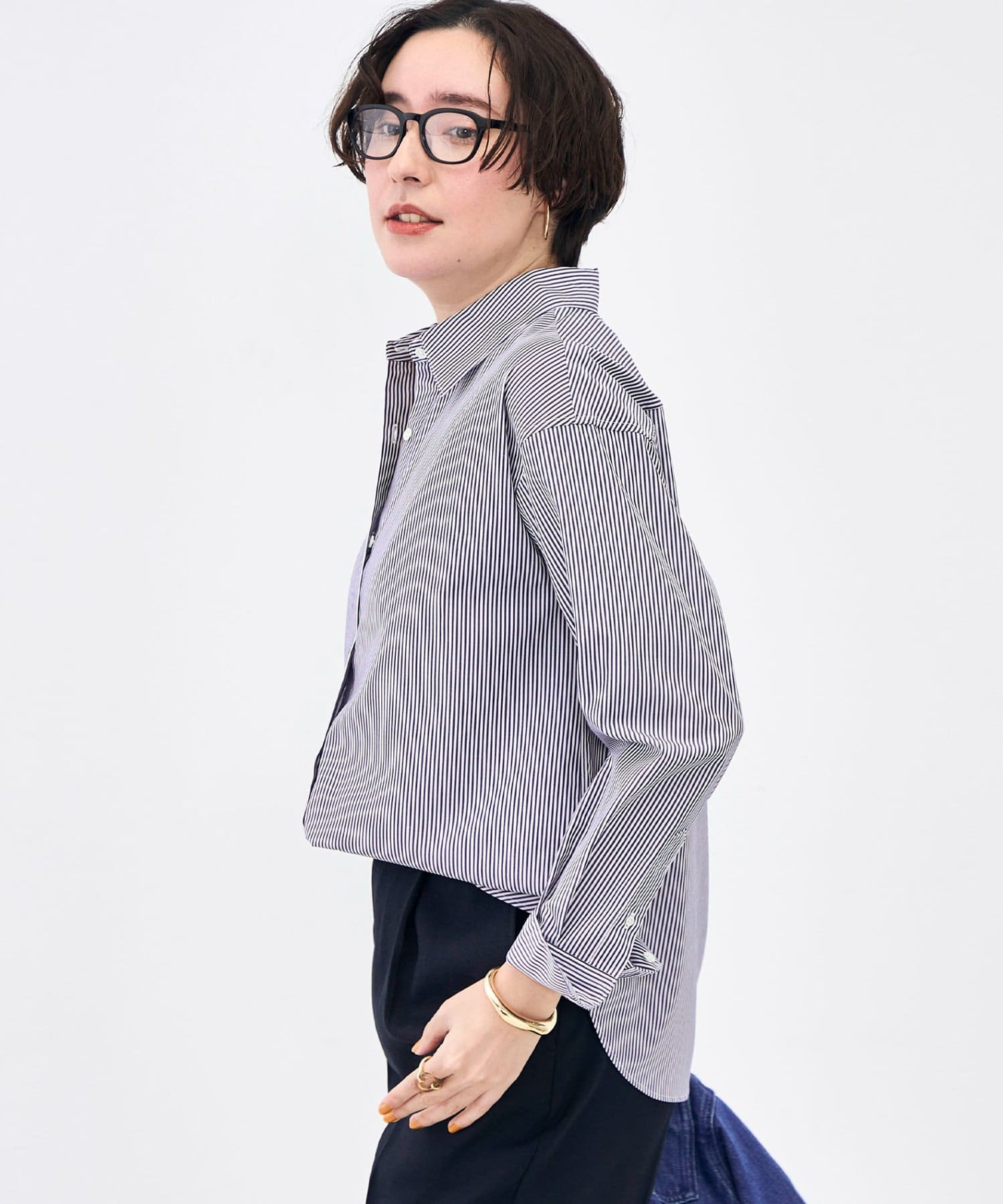 NOLLEY'S(ノーリーズ) ウォッシャブルベーシックシャツ