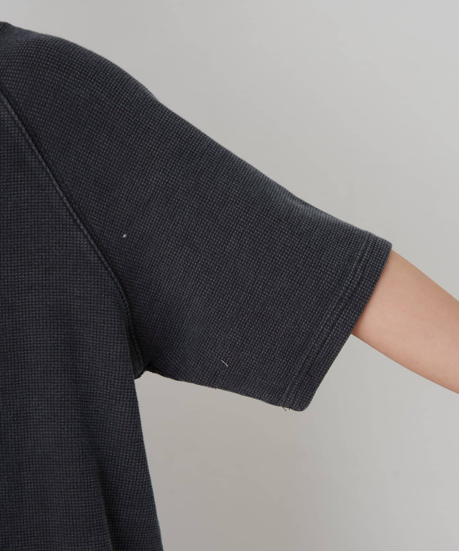 CIAOPANIC TYPY(チャオパニックティピー) 【UNISEX】ピグメント加工ラグランワッフルヘンリーTEE